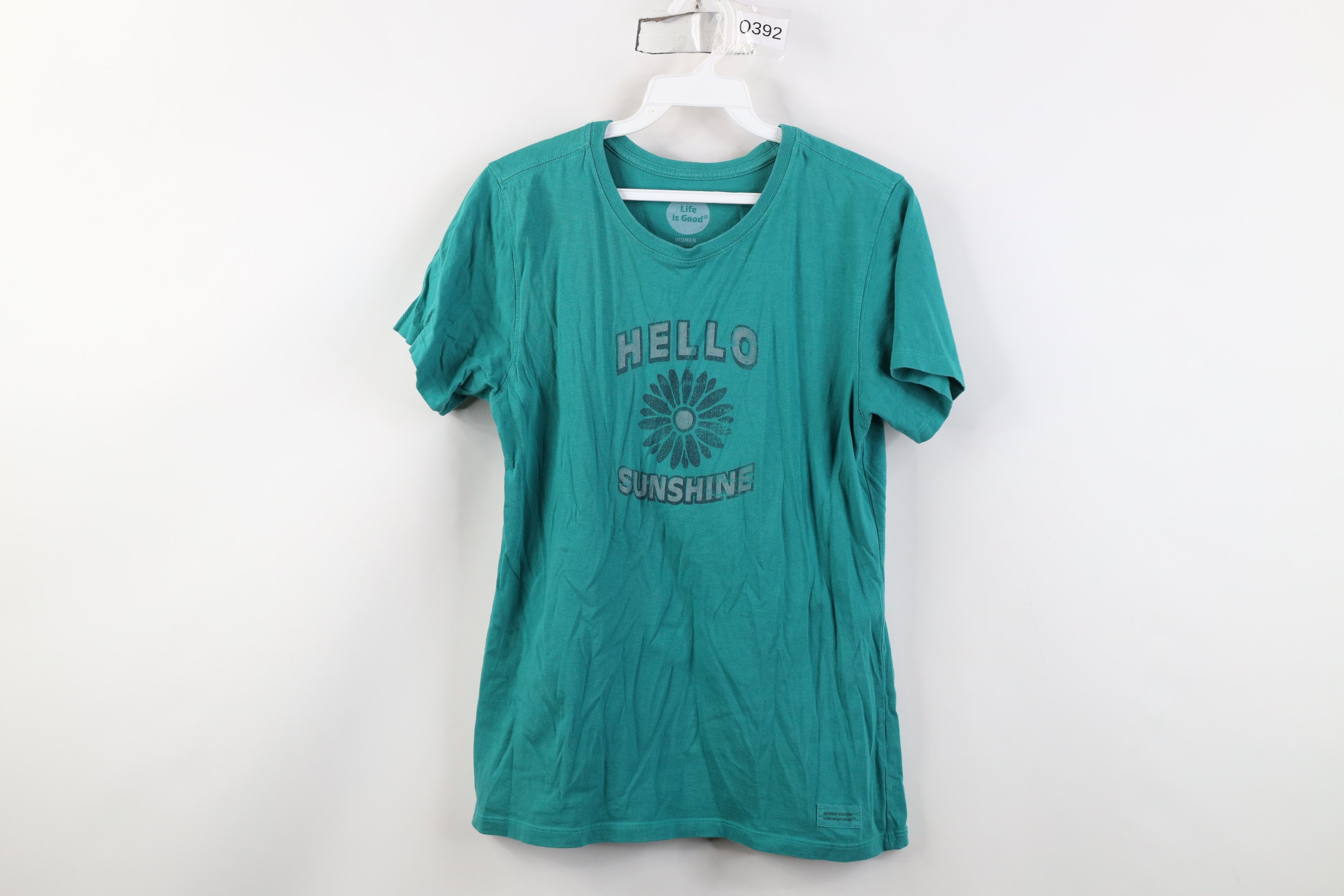 Life is Good Life Is Good Sunshine Flower Short Sleeve T-Shirt Green Size S / US 4 / IT 40 - 1 Thumbnail