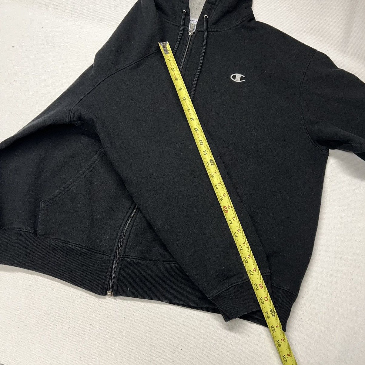 Champion Champion Hoodie Black Zip Sweatshirt Sweater Logo Authentic Size US XXL / EU 58 / 5 - 20 Thumbnail