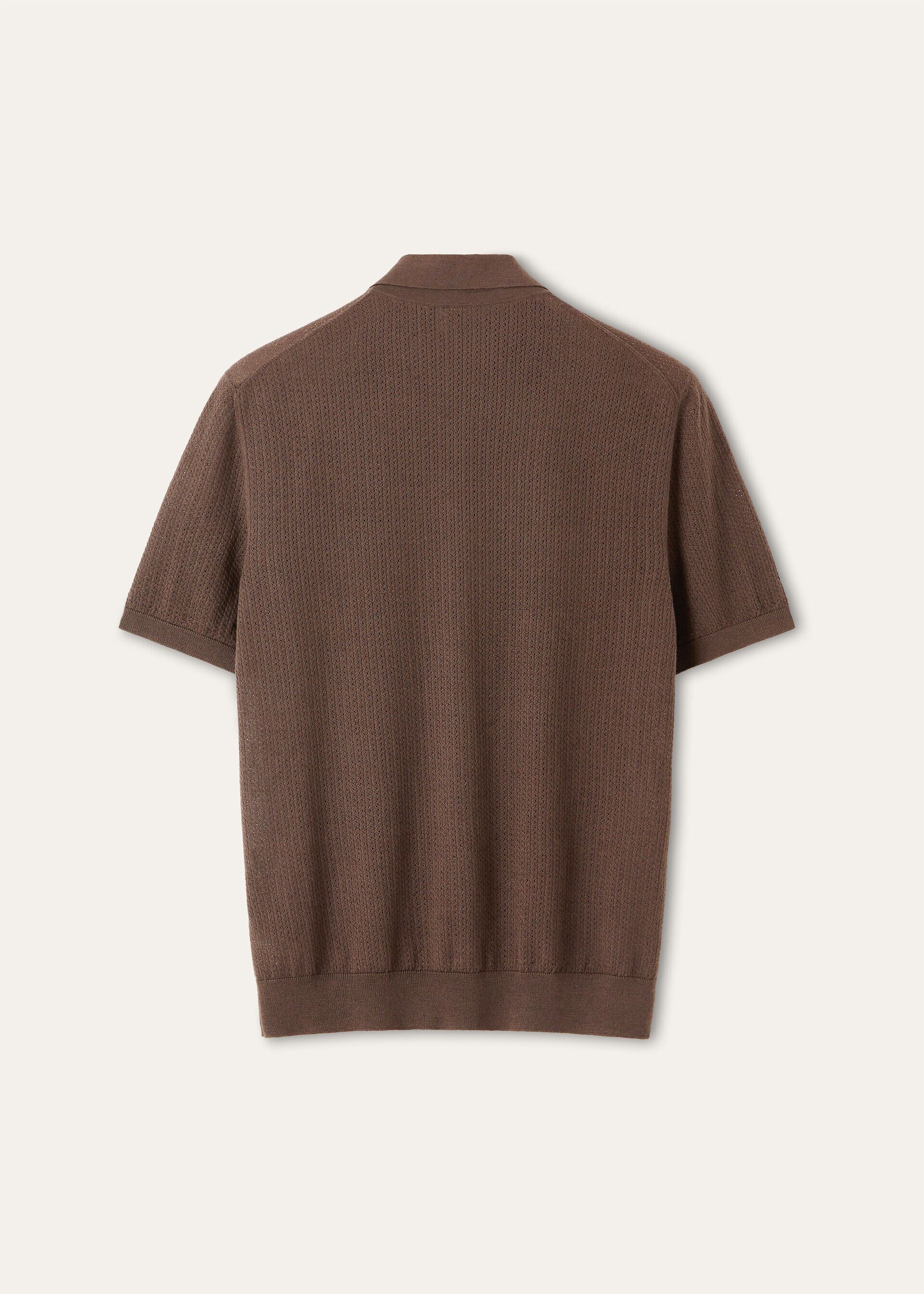 Loro Piana os11x0226 FAQ4529 Chestnut Polo Shirt in Cedar Bronze Size US S / EU 44-46 / 1 - 5 Thumbnail