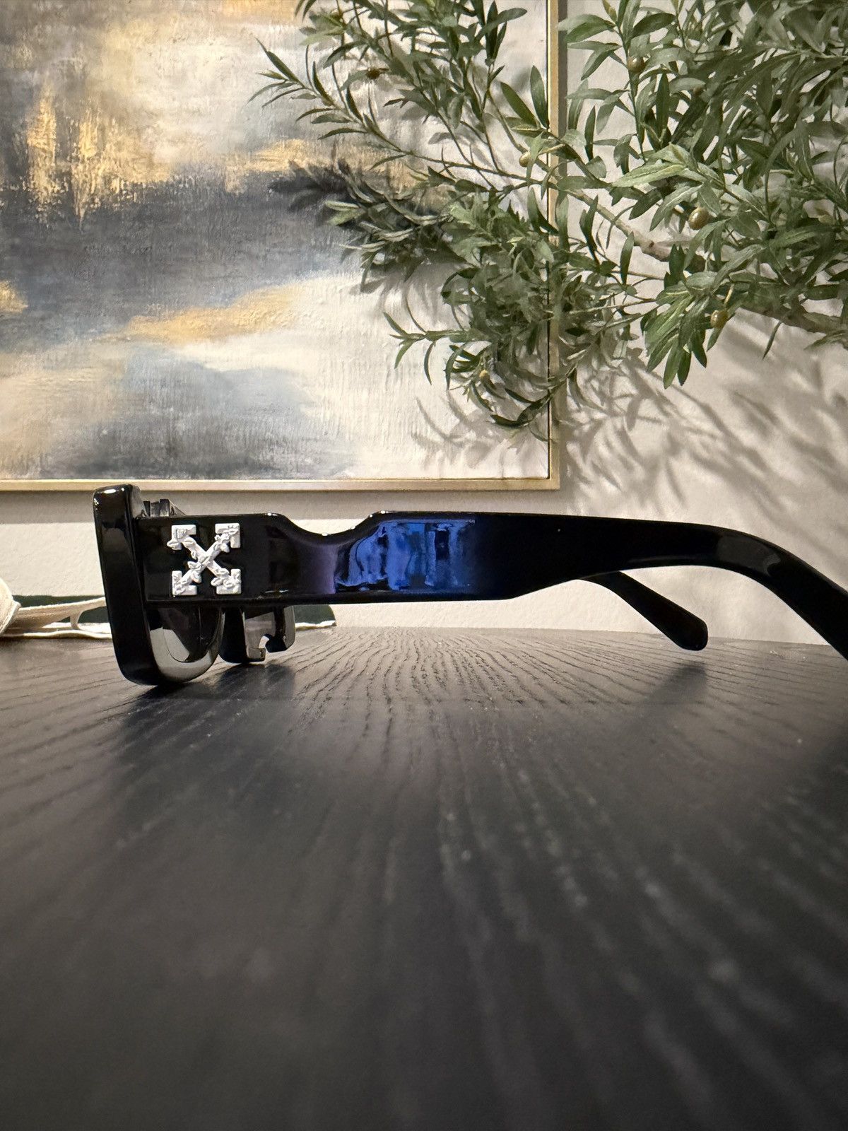 Off-White OFF-WHITE Cady Cut Out Swiss-Cheese Sunglasses Size ONE SIZE - 6 Thumbnail