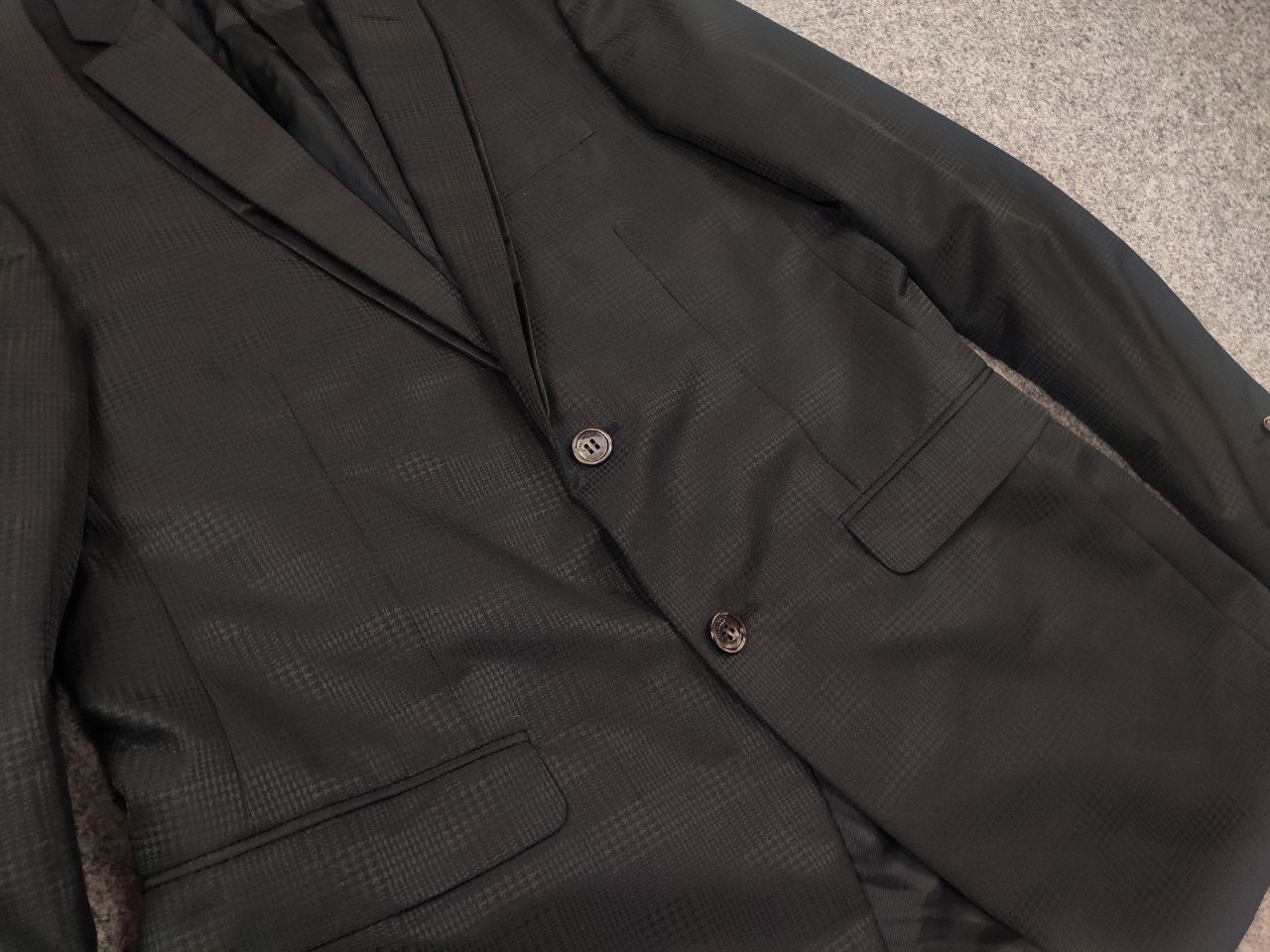 Pal Zileri Design double collar Patterned Wool Blazer Jacket