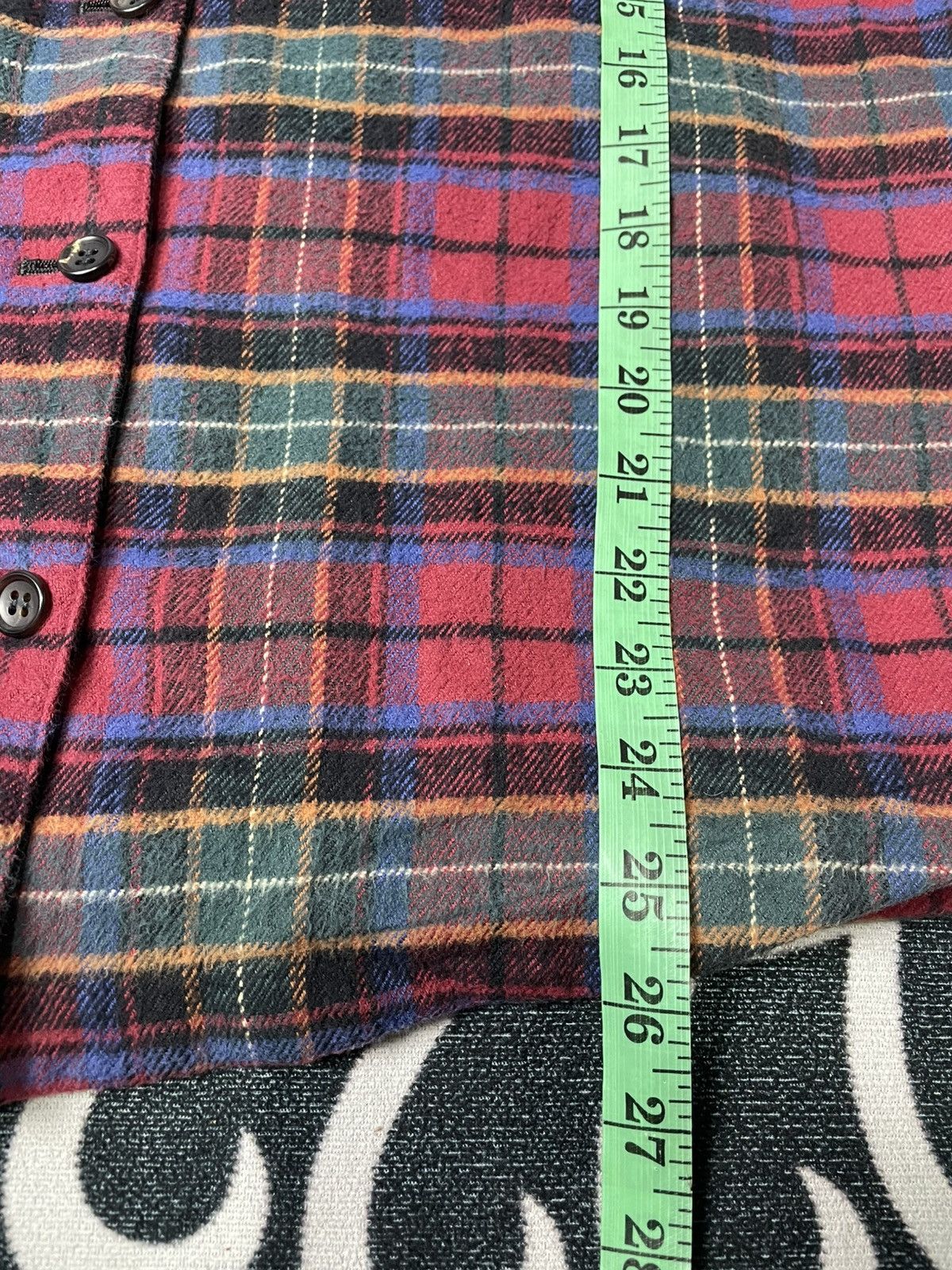 Mademoiselle Non Non Mademoiselle NON NON JAPAN tartan design flannel shirt Size US M / EU 48-50 / 2 - 10 Thumbnail