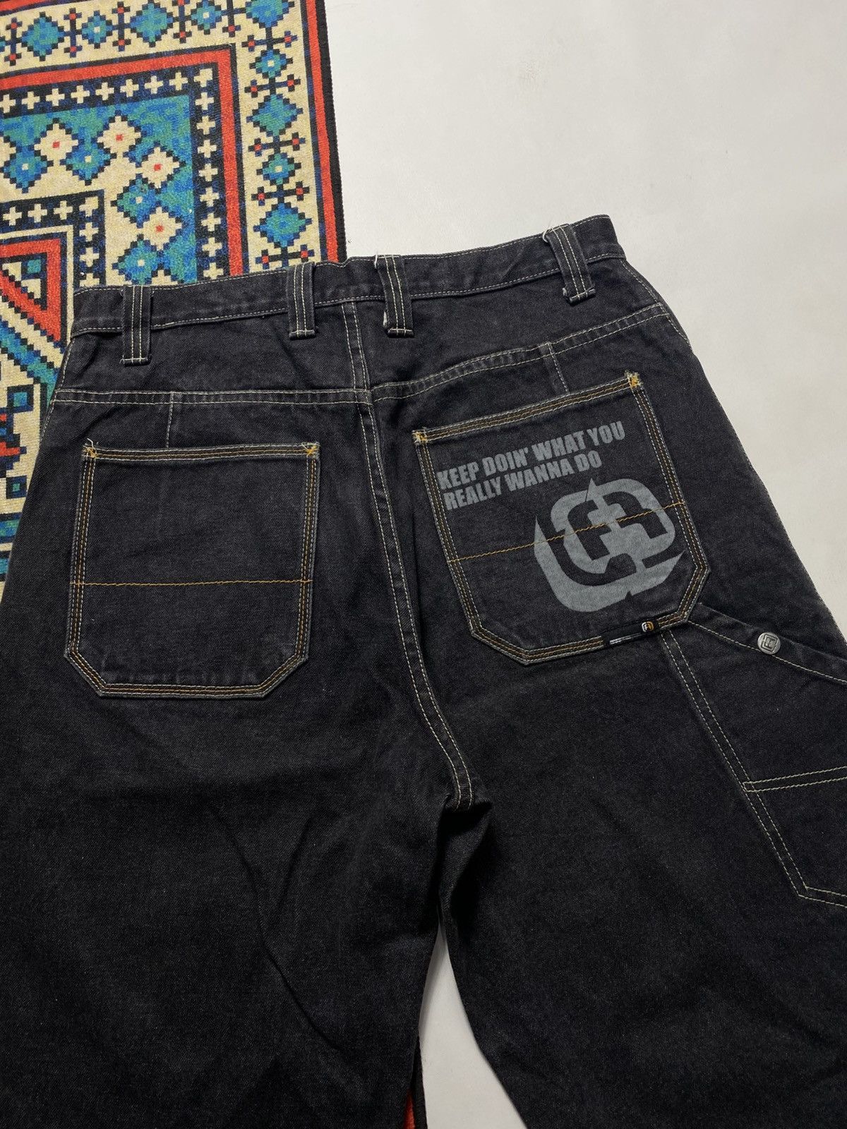 Japanese Brand Jeans Short Freaky x Stretwear Size US 32 / EU 48 - 3 Thumbnail