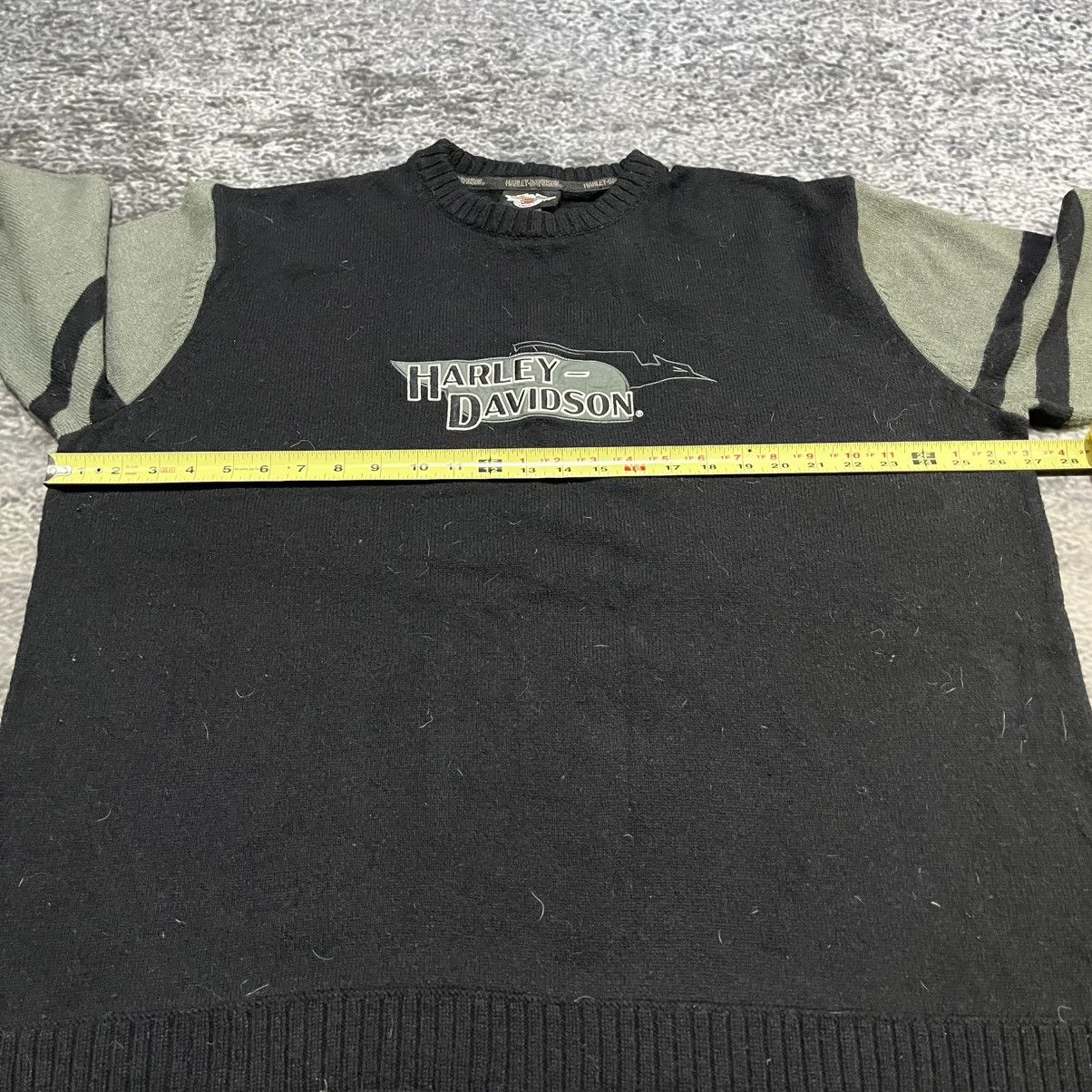 Harley Davidson Vintage Harley Davidson Embroidered Grunge Biker Sweater XXL Size US XXL / EU 58 / 5 - 8 Thumbnail