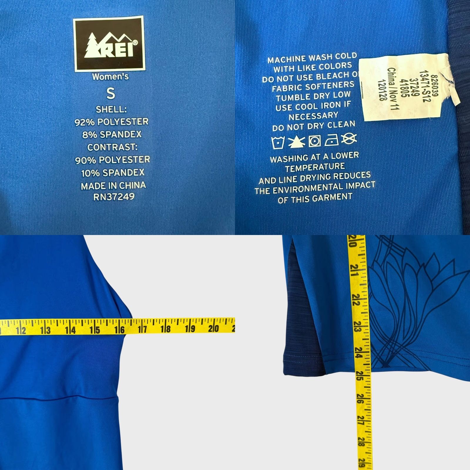 Vintage REI Racerback Athletic Tank Top Blue Women's Small Tank Sleeveless Pullover Activewear Outdoors Hiking Size S / US 4 / IT 40 - 8 Thumbnail