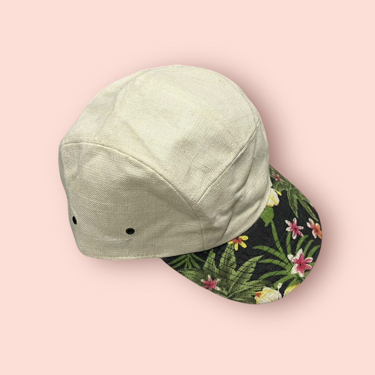 Japanese Brand × Vintage VINTAGE SMIR NASLI FLORAL VISOR 5 PANEL SNAPBACK HAT Size ONE SIZE - 6 Thumbnail