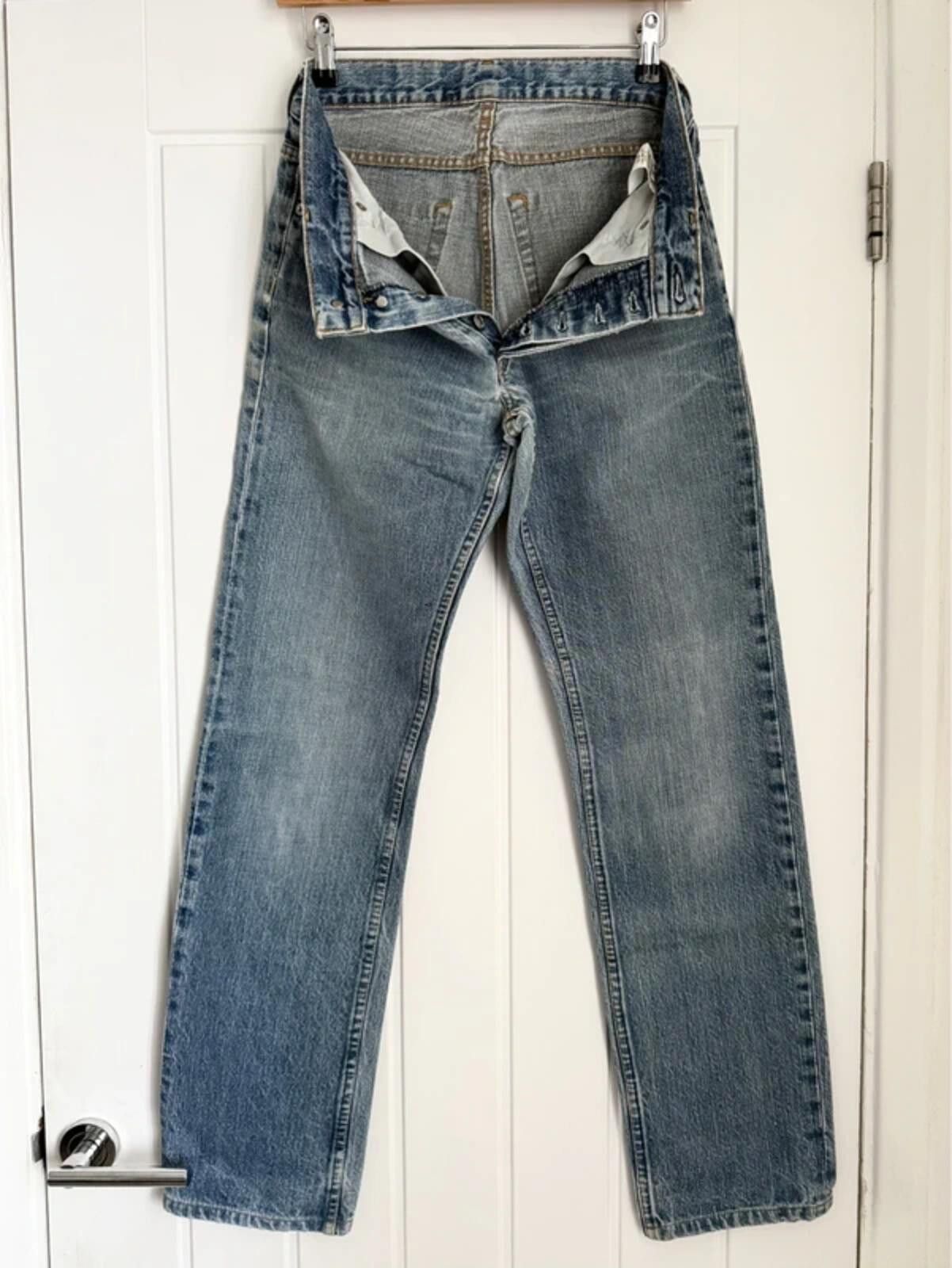 Helmut Lang Helmut Lang 1998 Vintage Blue Faded Denim Jeans Size: 30 Size US 30 / EU 46 - 2 Thumbnail
