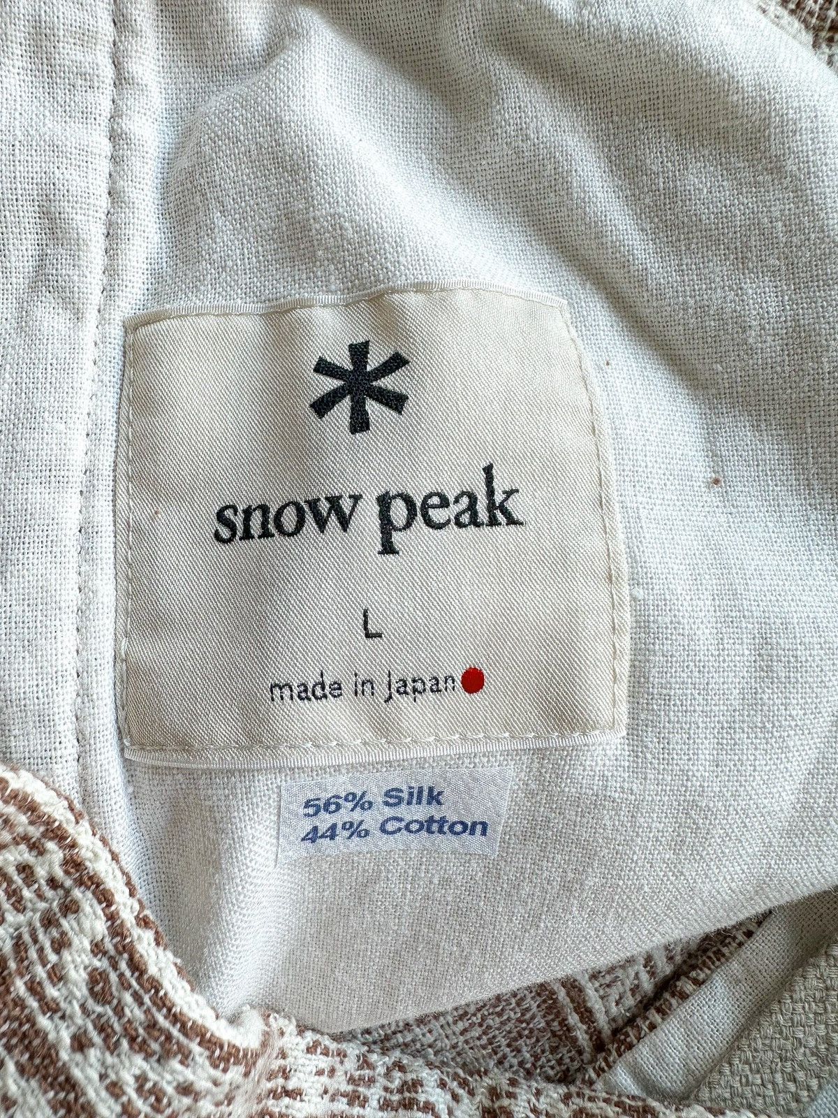 Snow Peak Snow Peak Cotton & Silk Jacquard Trousers Size US 34 / EU 50 - 9 Thumbnail