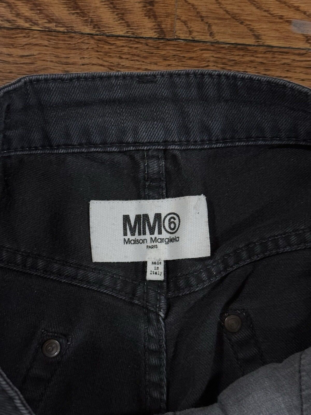 Maison Margiela Maison Margiela MM6 Patchwork Jeans Straight Leg 30x28 Size US 30 / EU 46 - 2 Thumbnail
