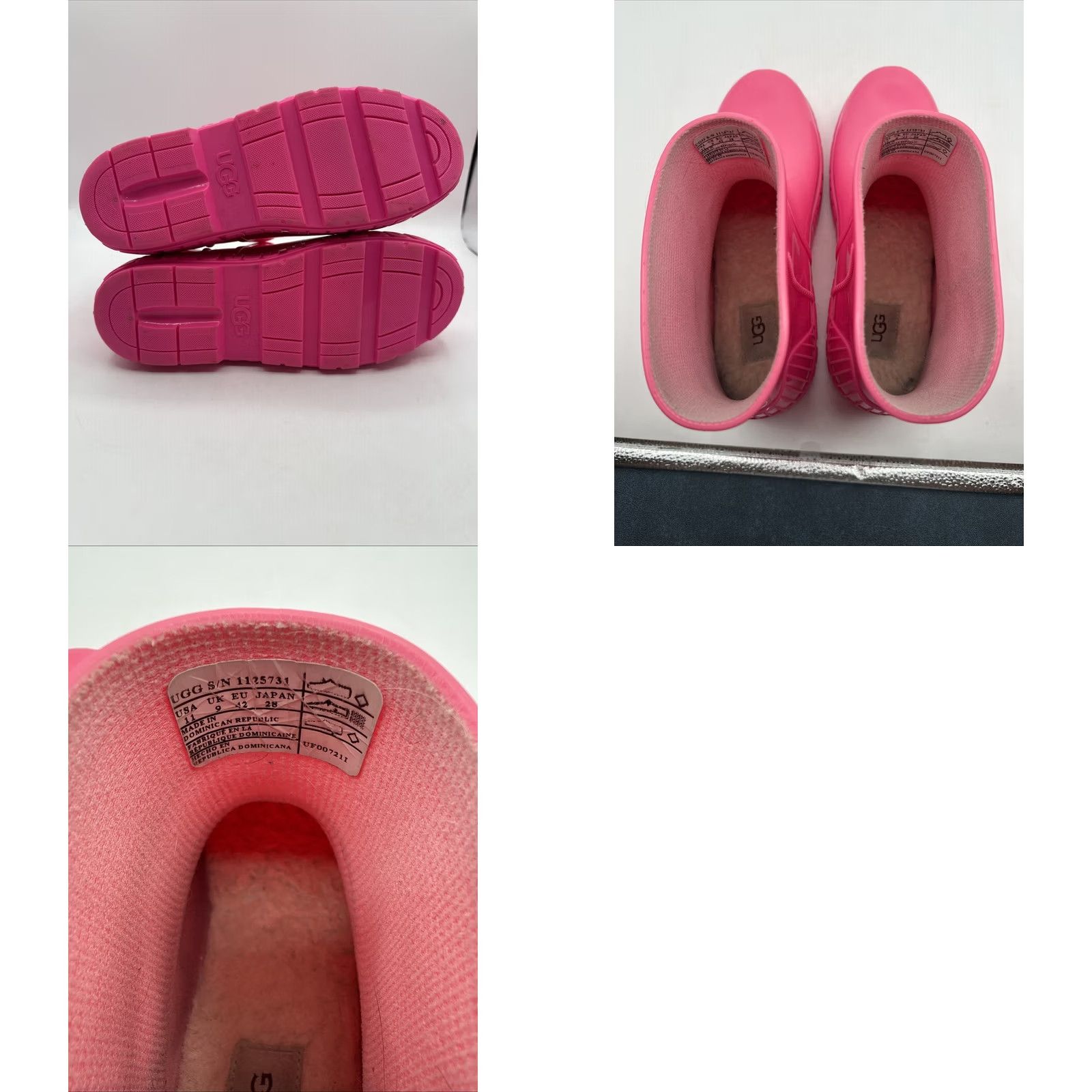 Ugg UGG Drizlita Boots Women Size 11 Pink Neon Bootie Womens Flip Shine Neon Theme 90s Size US 9 / IT 39 - 8 Thumbnail