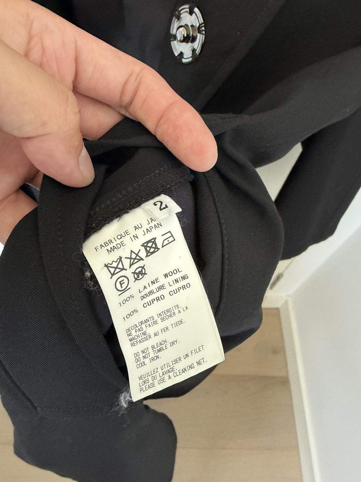 Yohji Yamamoto 18AW Regulation Re Gabardine Hooded Coat Size US M / EU 48-50 / 2 - 4 Thumbnail