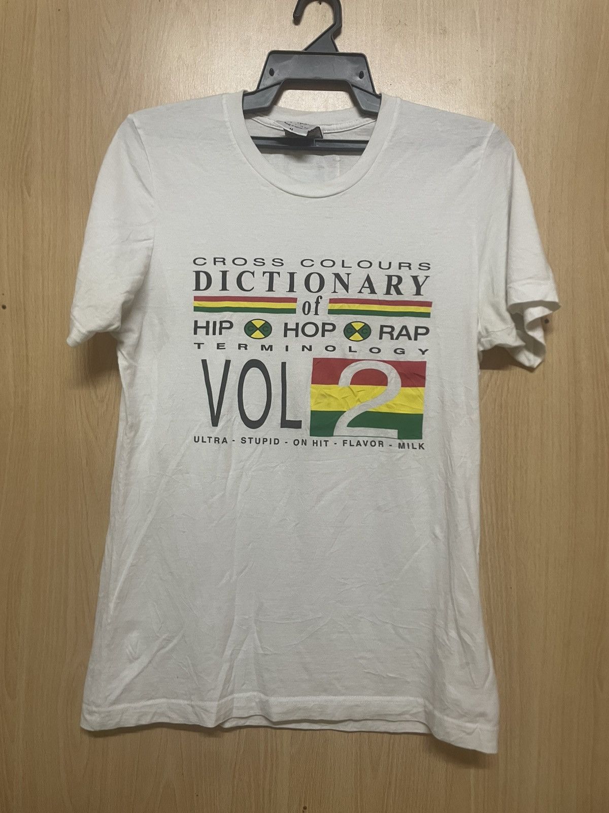 Vintage Cross Colour Hip Hop Shirts