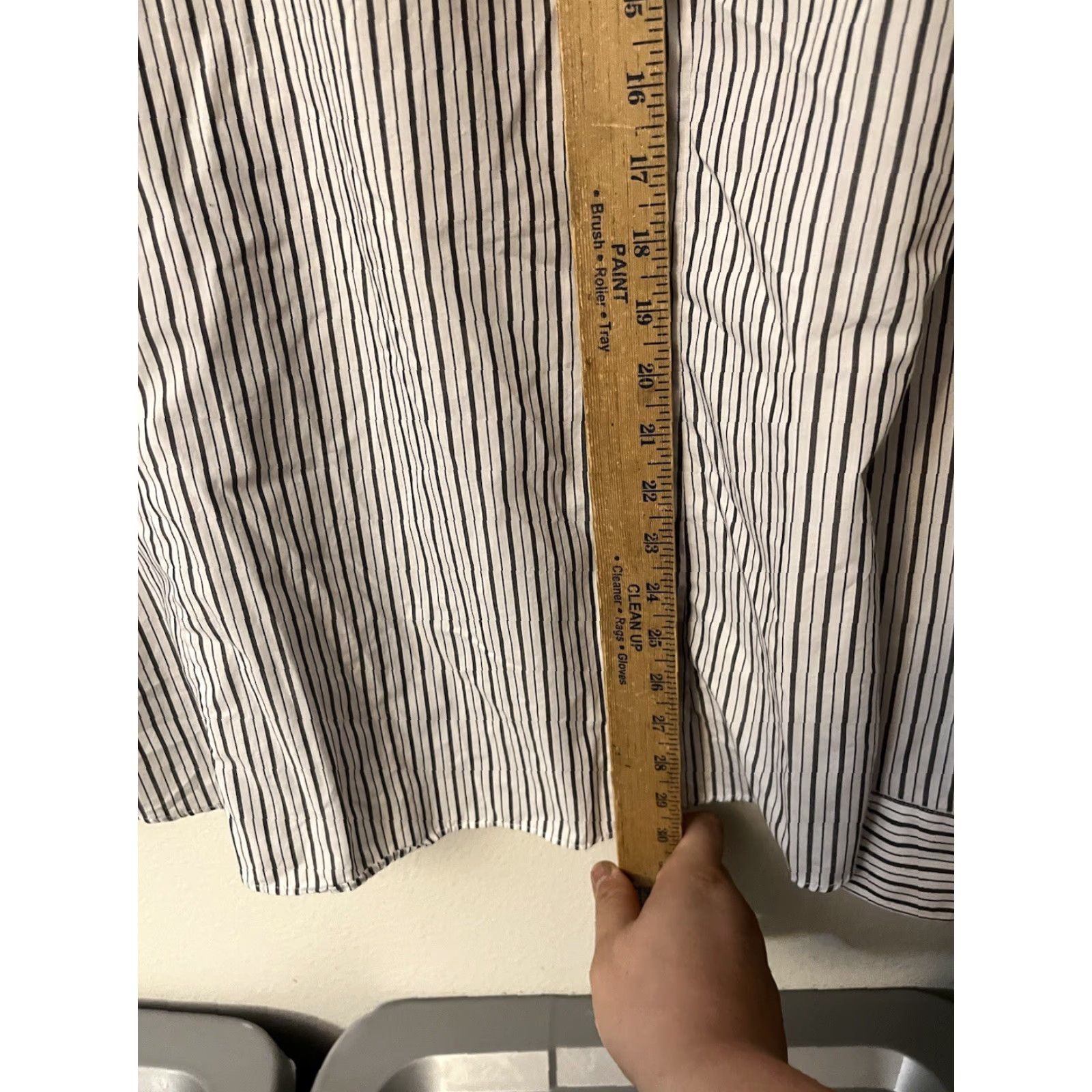 H&M H&M Shirt Button-Up Long-Sleeve Multicolor Striped Easy-Iron Large Slim Fit Men Size US L / EU 52-54 / 3 - 4 Thumbnail