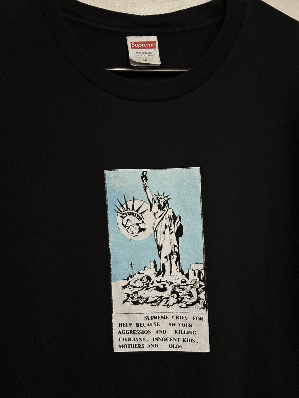 Supreme Supreme Liberty Tee Size US XL / EU 56 / 4 - 2 Thumbnail