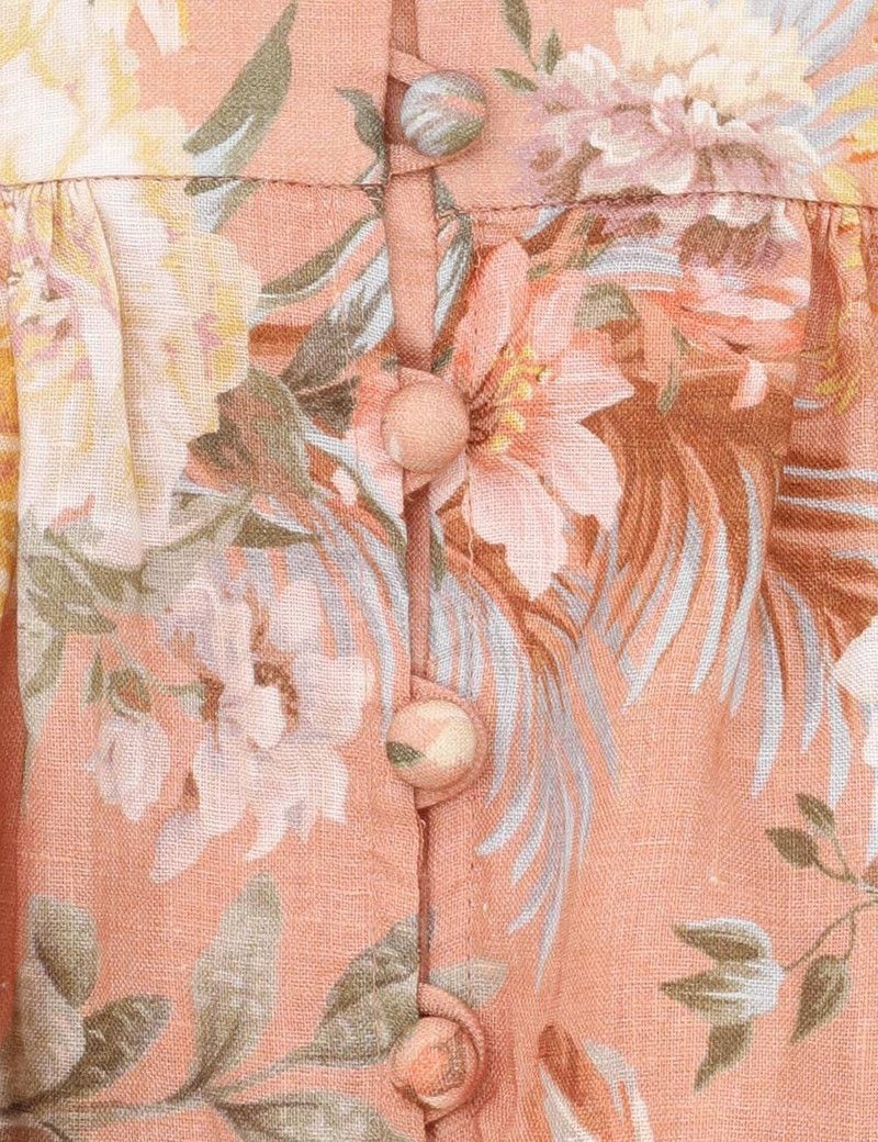 Zimmermann oc11z0226 Tallow Plunge Mini Dress In Multicolor Size M / US 6-8 / IT 42-44 - 6 Thumbnail