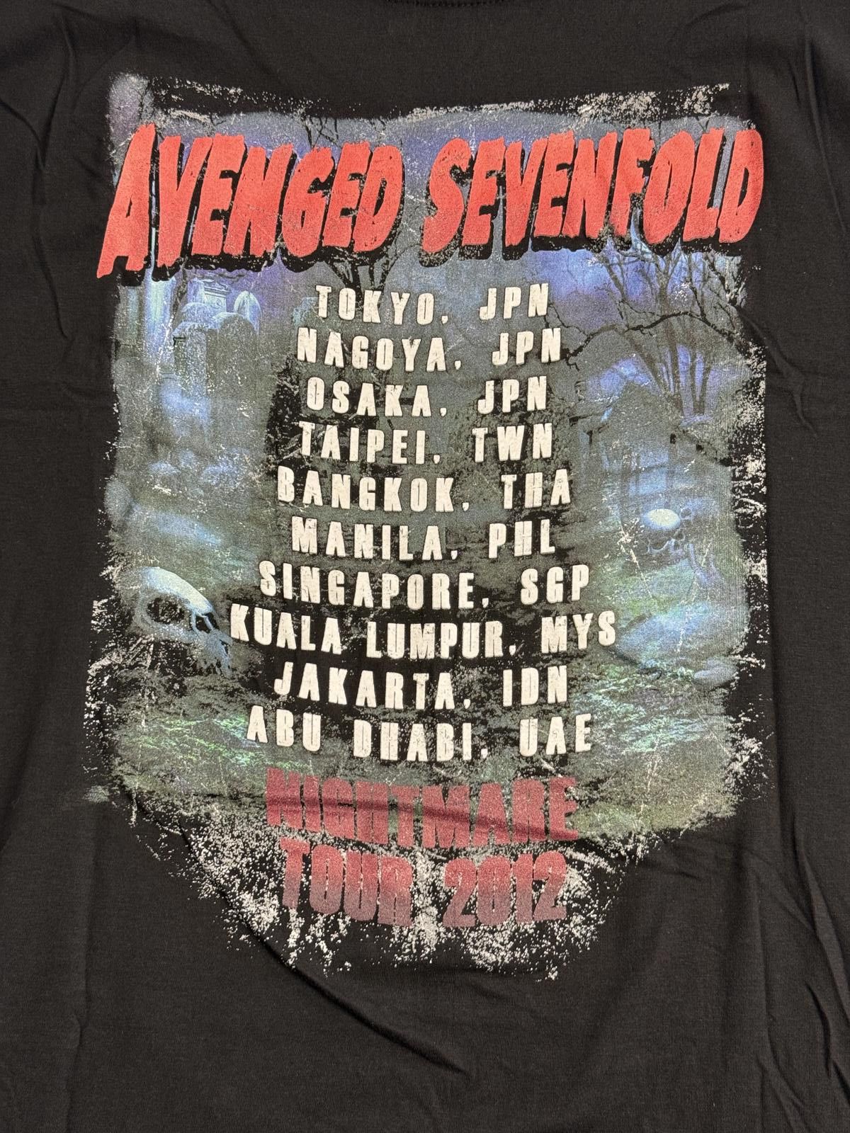 Other Avenged SevenFold Tour T-shirt Buried Alive 2012 Tour L Size US L / EU 52-54 / 3 - 5 Thumbnail