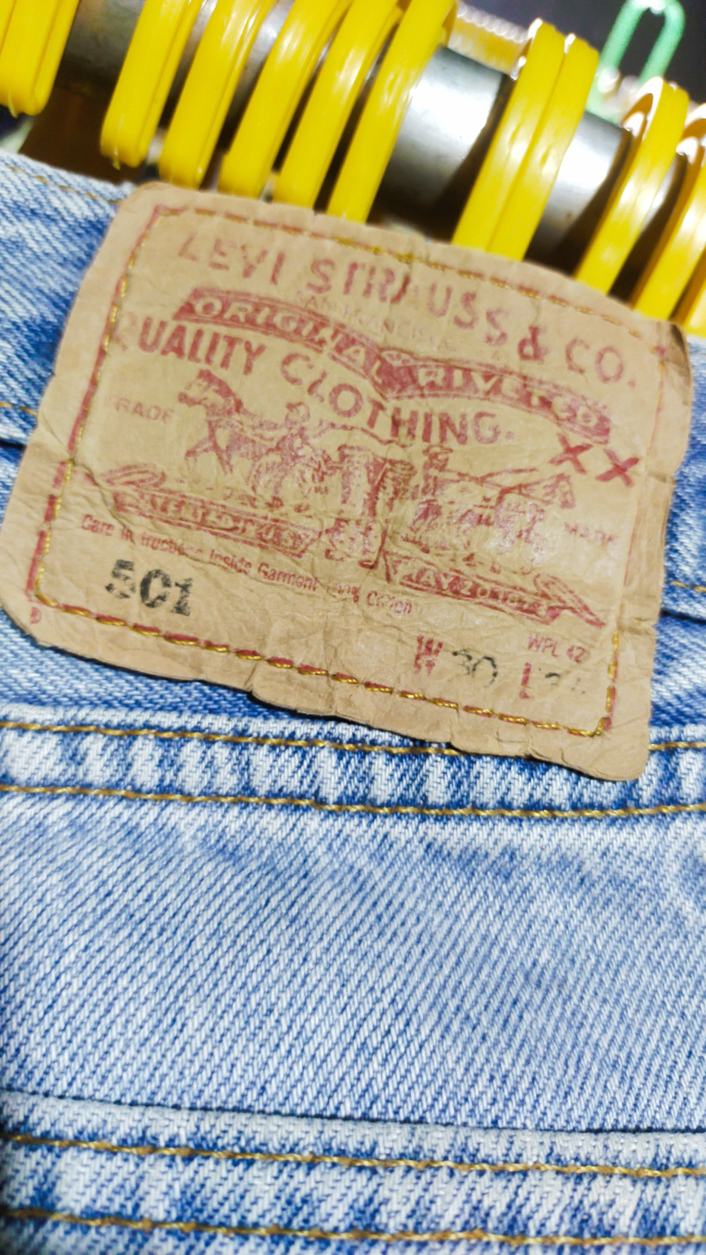 Levi's Vintage Clothing VTG X LEVIS 501 JEANS Size US 30 / EU 46 - 3 Thumbnail