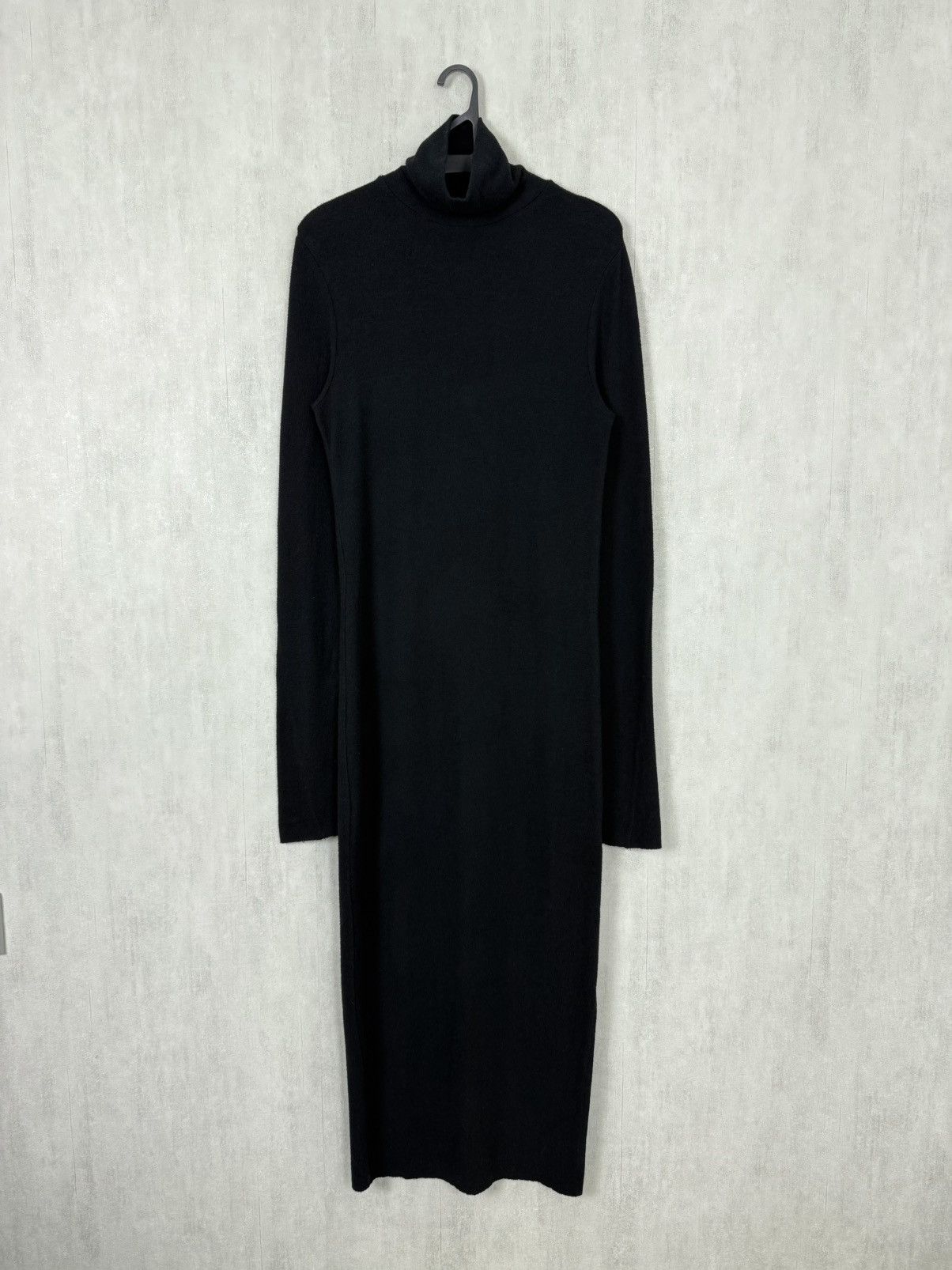 Thom Krom Thom Krom Black Long Viscose Dress Size M Size M / US 6-8 / IT 42-44 - 2 Thumbnail