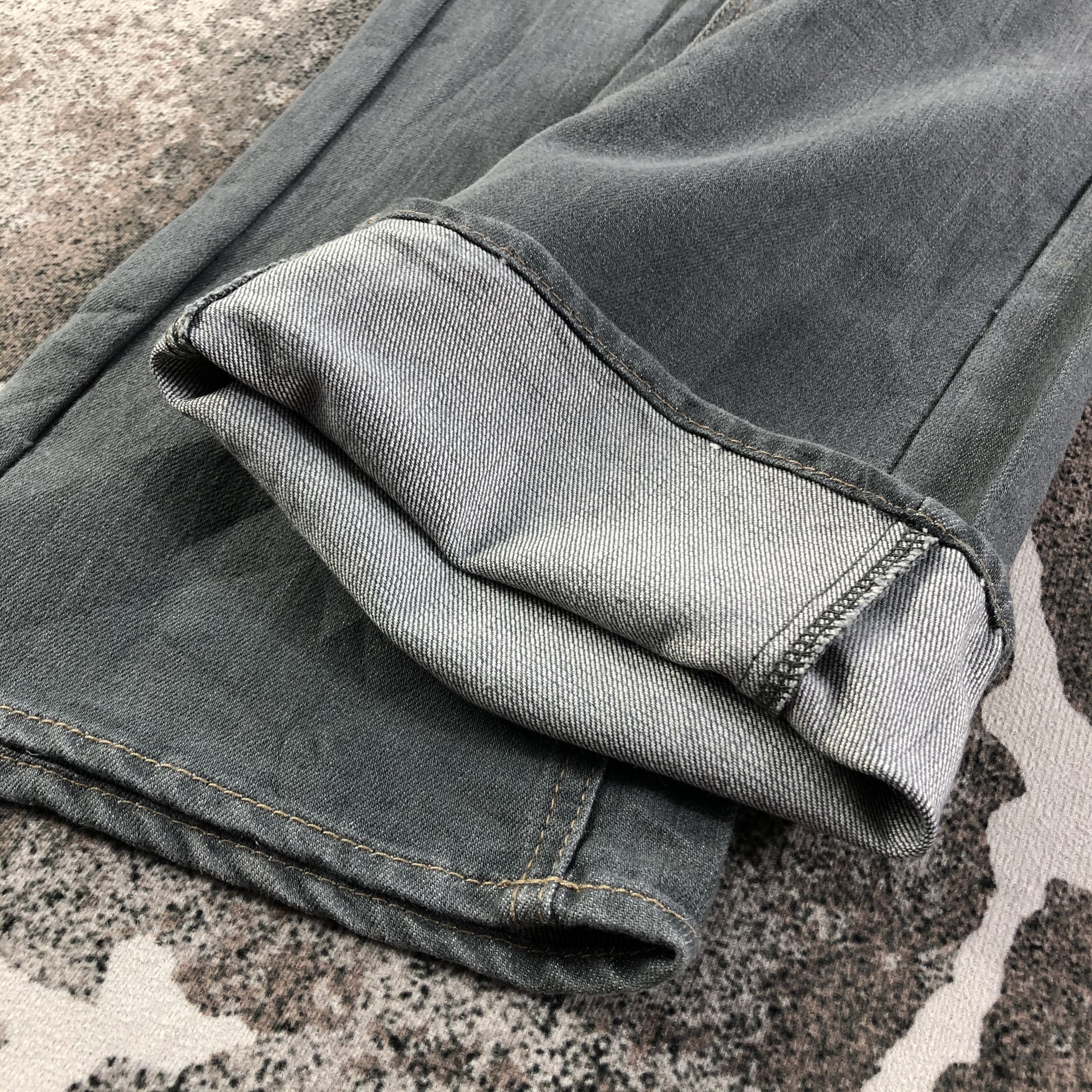 Japanese Brand OO LA LA Jeans Blue Flare Denim KJ1571 Size 29" - 5 Thumbnail