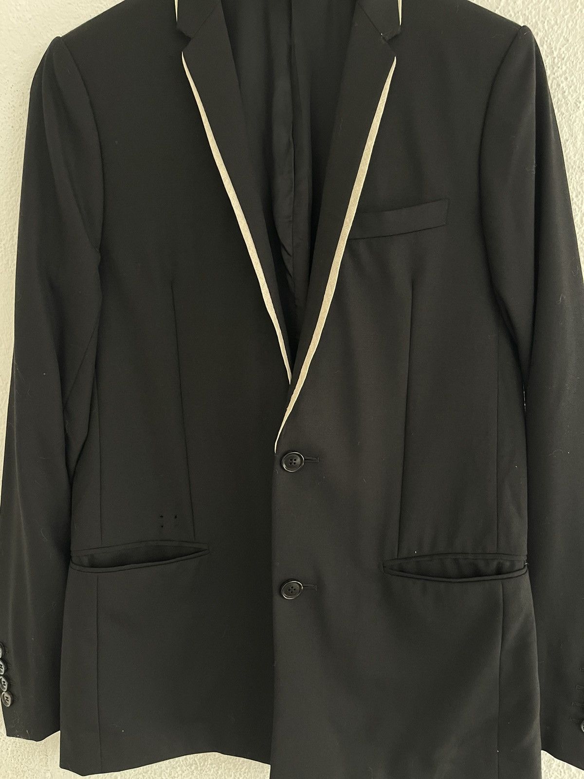 Dior Dior Homme Hedi Slimane Blazer Virgin Wool Size 38R - 4 Thumbnail