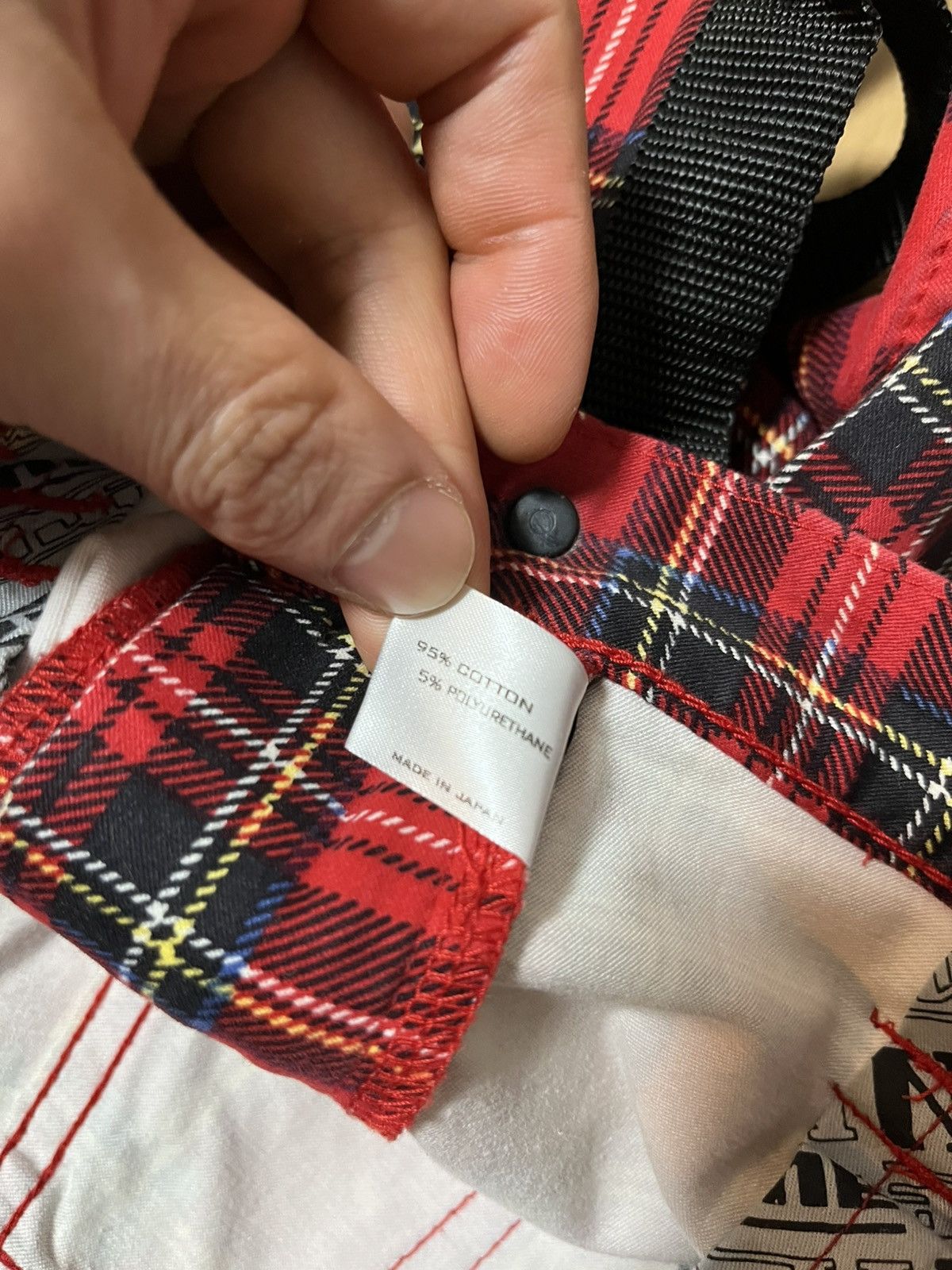Number (N)ine Number (N)ine Archive Bondage Plaid Check Pants Size US 32 / EU 48 - 6 Thumbnail
