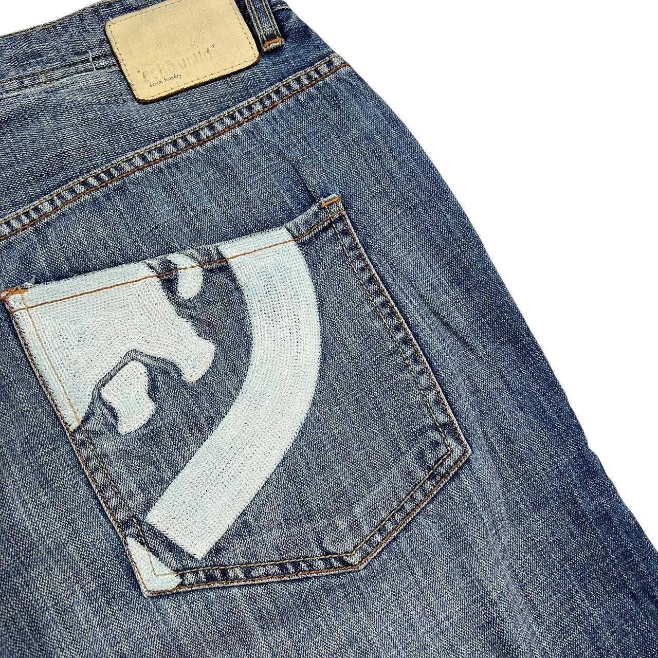 Ecko Unltd. Vintage Ecko Unltd Embroidered Denim Shorts / Jorts Waist 36 Size US 36 / EU 52 - 4 Thumbnail