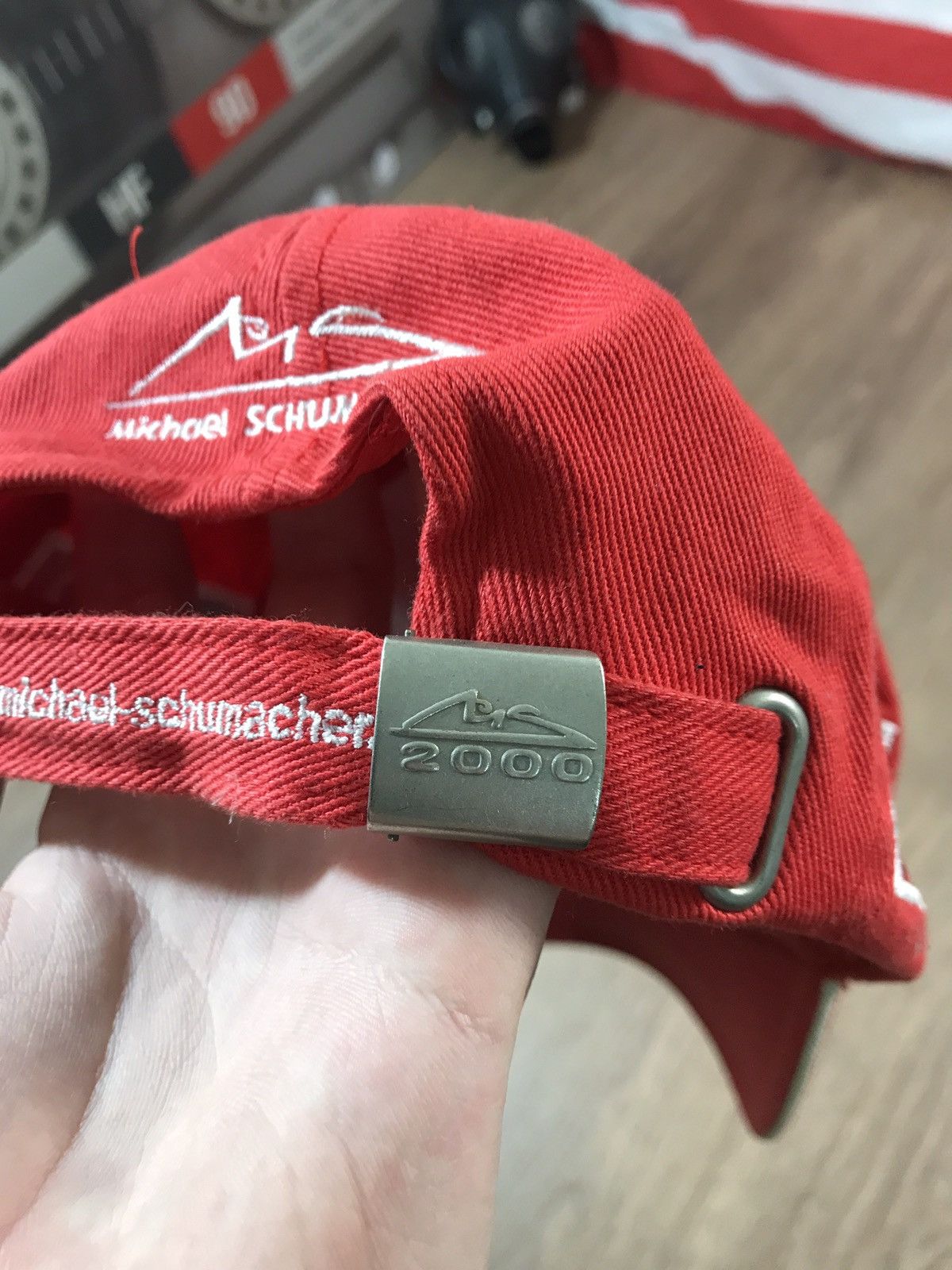 Ferrari × Vintage Vintage Ferrari F1 Cap Michael Schumacher Deutsche Size ONE SIZE - 5 Thumbnail