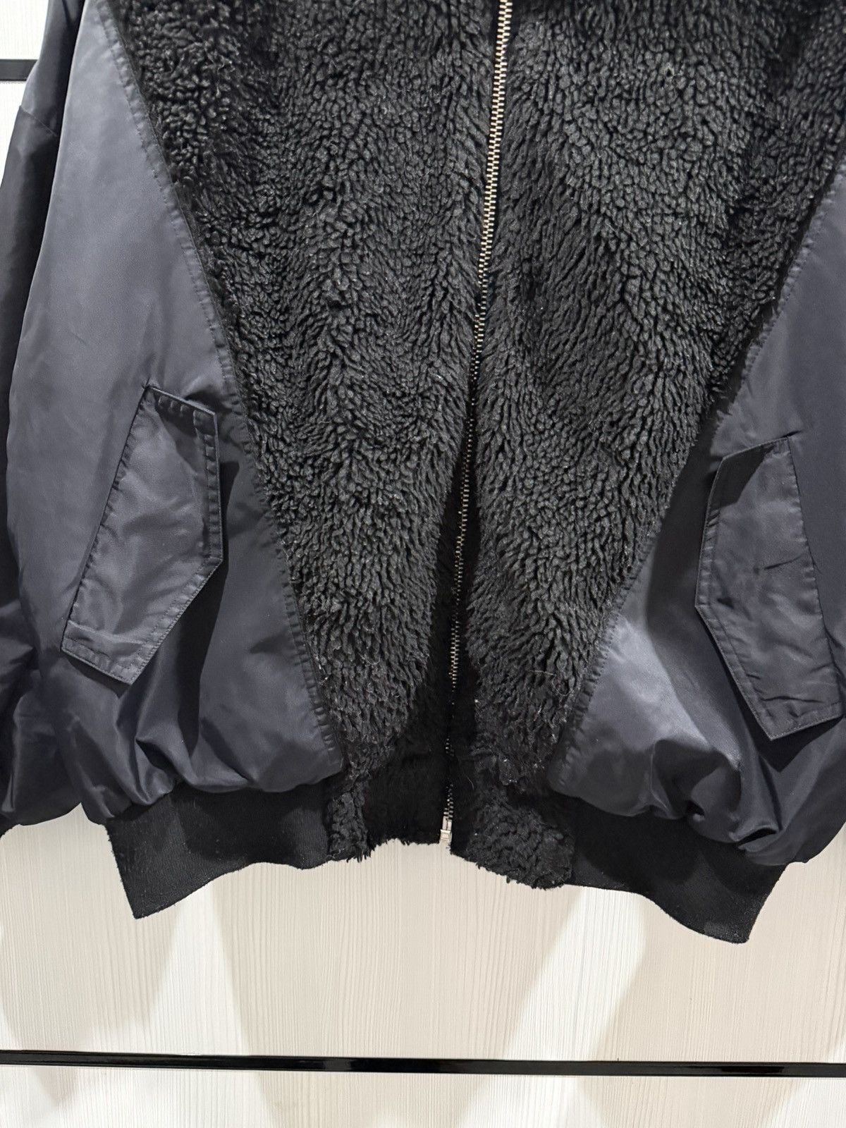 Japanese Brand Emoda Bored Docking MA-1 Faux Sherling Panel Hooded Jaxket Size US XL / EU 56 / 4 - 10 Thumbnail