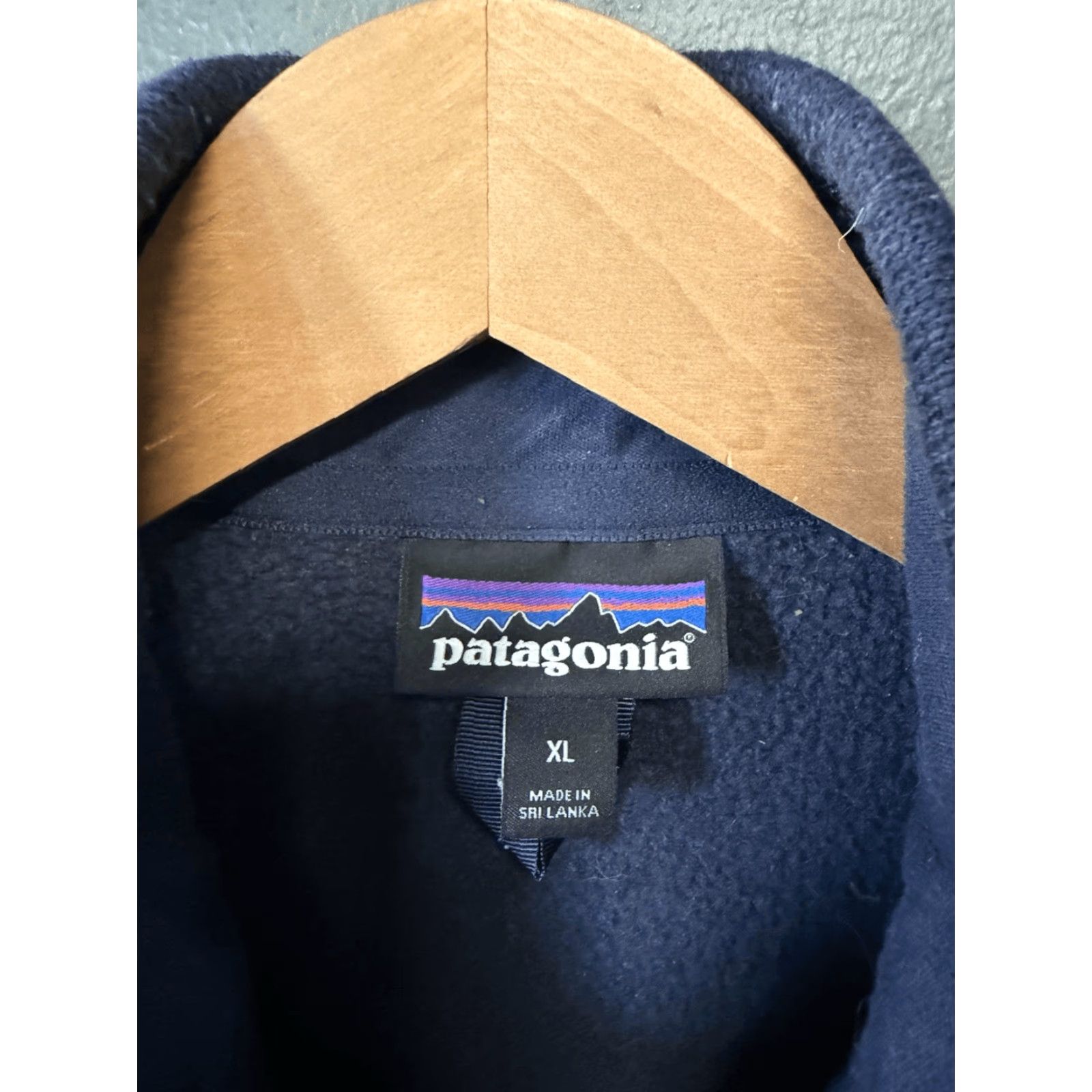 Patagonia Patagonia Vest Blue Knit Full Zip V Neck XL Mens Sleeveless Size XL Size US XL / EU 56 / 4 - 3 Thumbnail