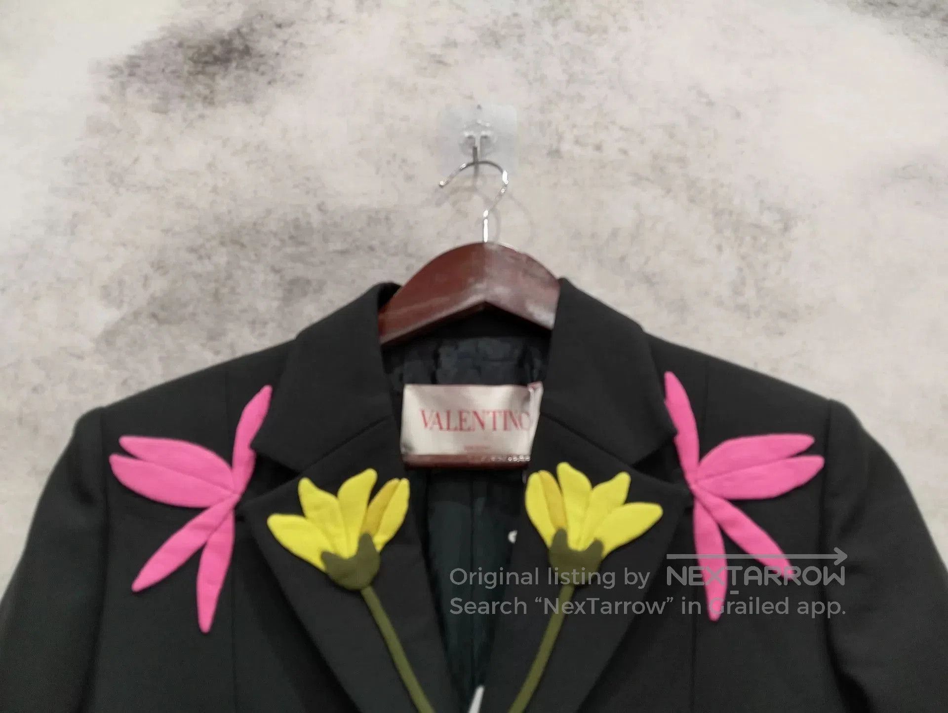 Valentino Valentino Black Embroidered Coat Size 36. Size US XS / EU 42 / 0 - 7 Thumbnail