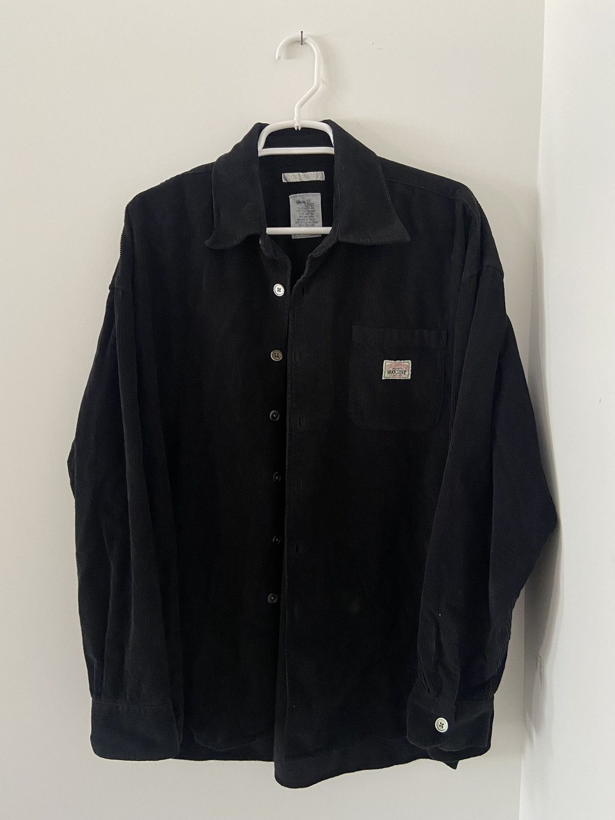 Our Legacy × Stussy Stussy x Our Legacy Borrowed Washed Black Corduroy Shirt Size US L / EU 52-54 / 3 - 1 Thumbnail