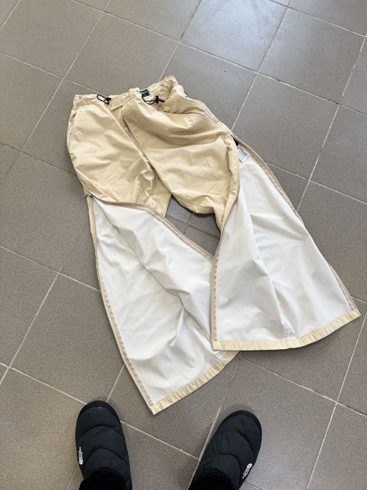 Very crazy Y2K BOSS exclusive nylon side zip pants