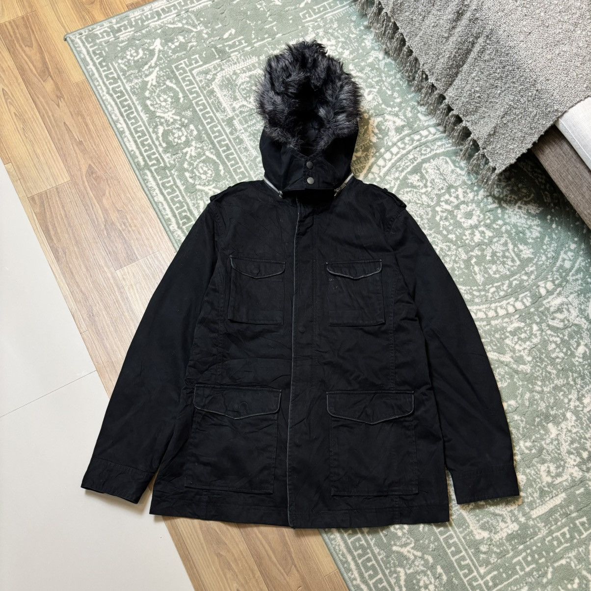 Comme Ca Ism × If Six Was Nine × Le Grande Bleu (L.G.B.) Comme ca ism Fur jacket IfSixWasNine LGB Style Size US L / EU 52-54 / 3 - 1 Thumbnail