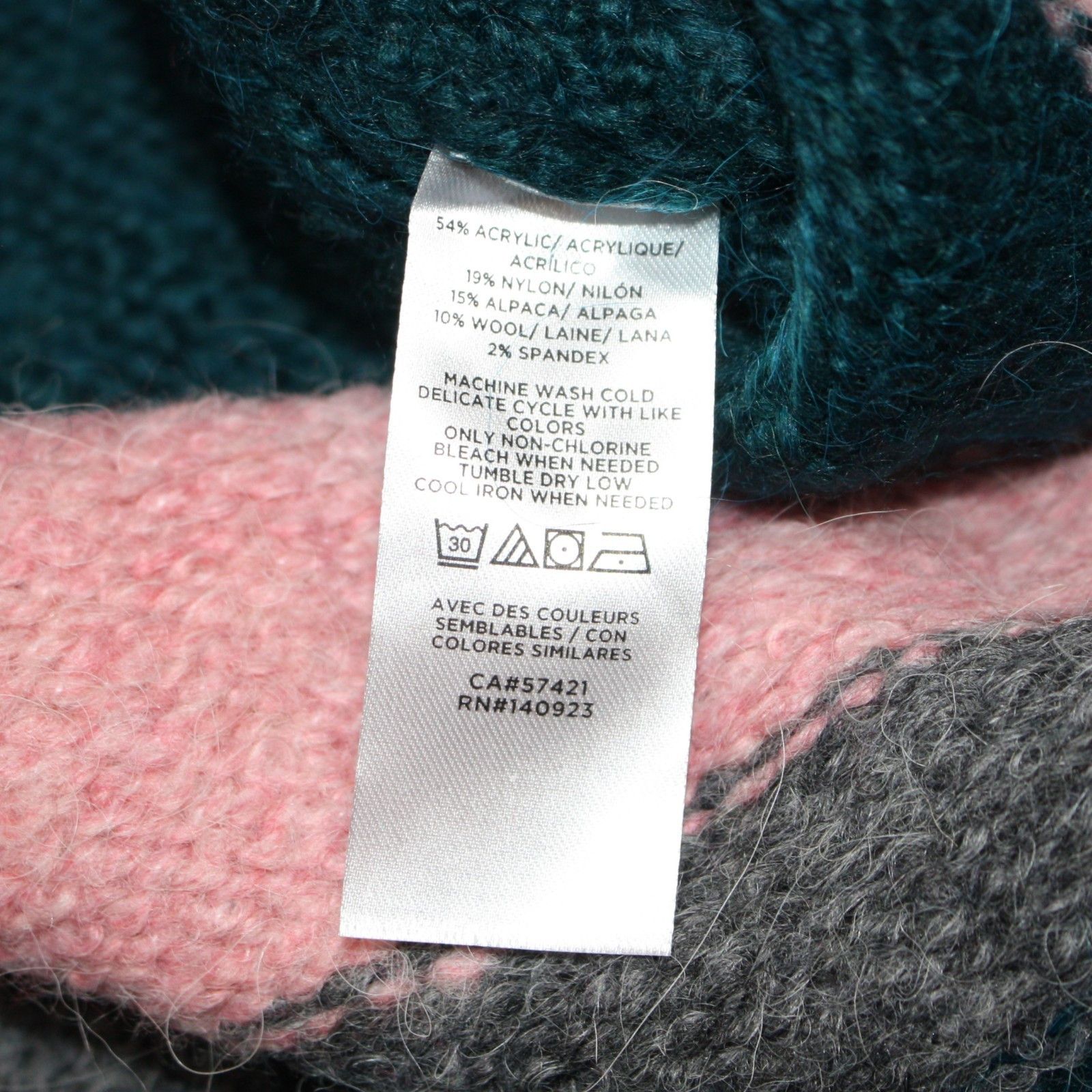 Loft Loft Lou & Grey Striped Plushfuzz Poncho Sweater in size M Size M / US 6-8 / IT 42-44 - 7 Thumbnail