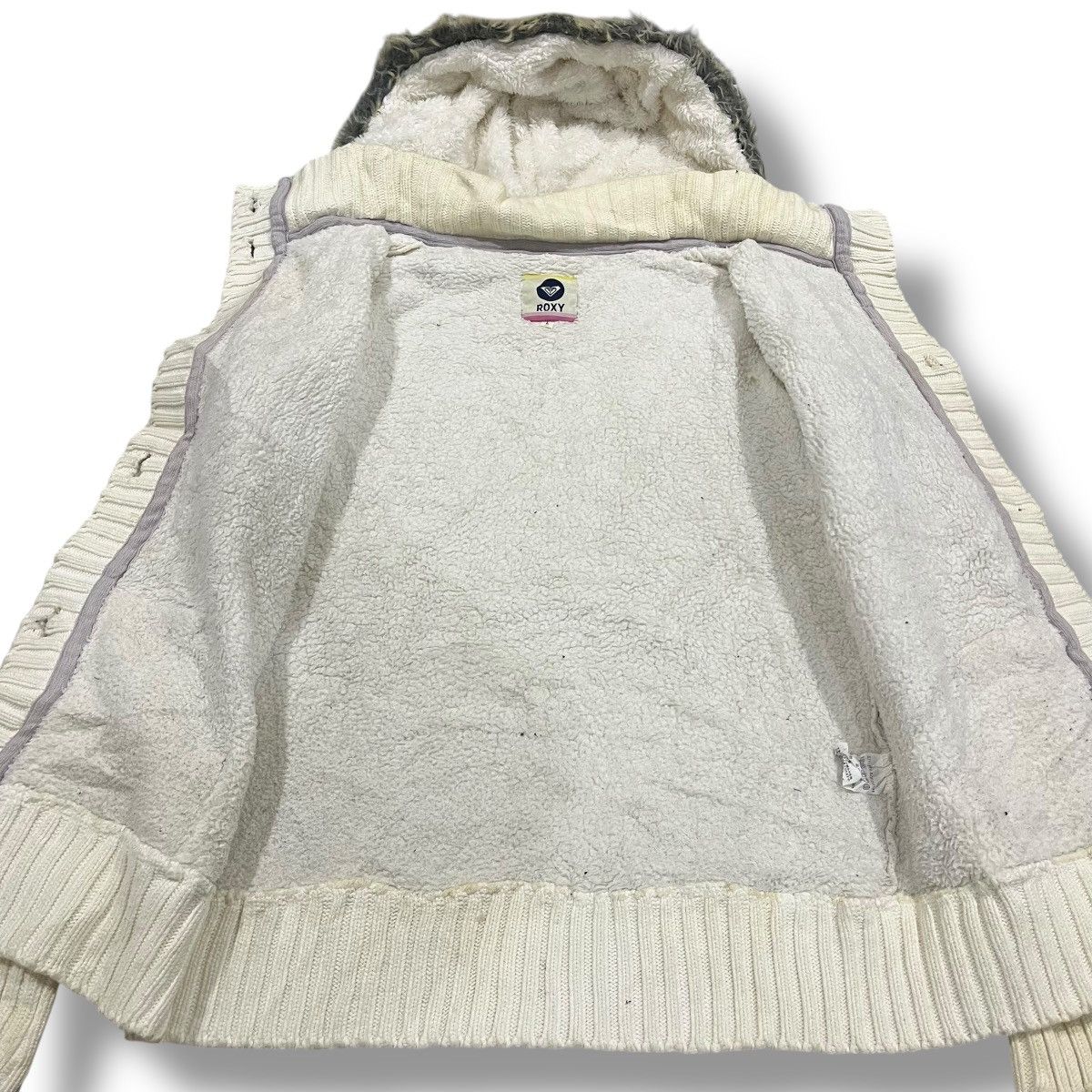 If Six Was Nine VINTAGE ROXY FUR RACCOON JACKET Size L / US 10 / IT 46 - 7 Thumbnail