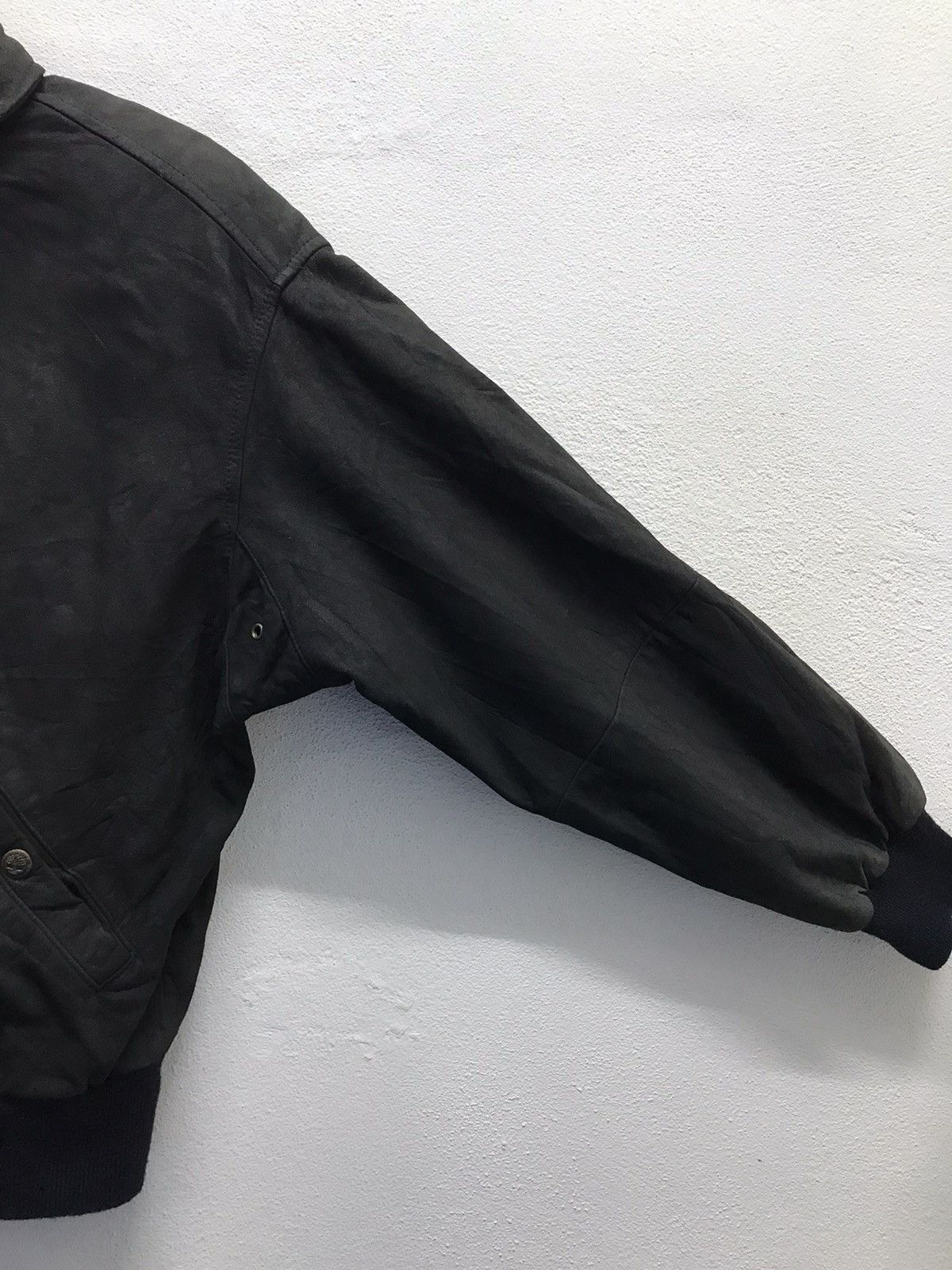 Timberland × Vintage Vintage Timberland Weather Gear Leather Jacket Size US M / EU 48-50 / 2 - 5 Thumbnail