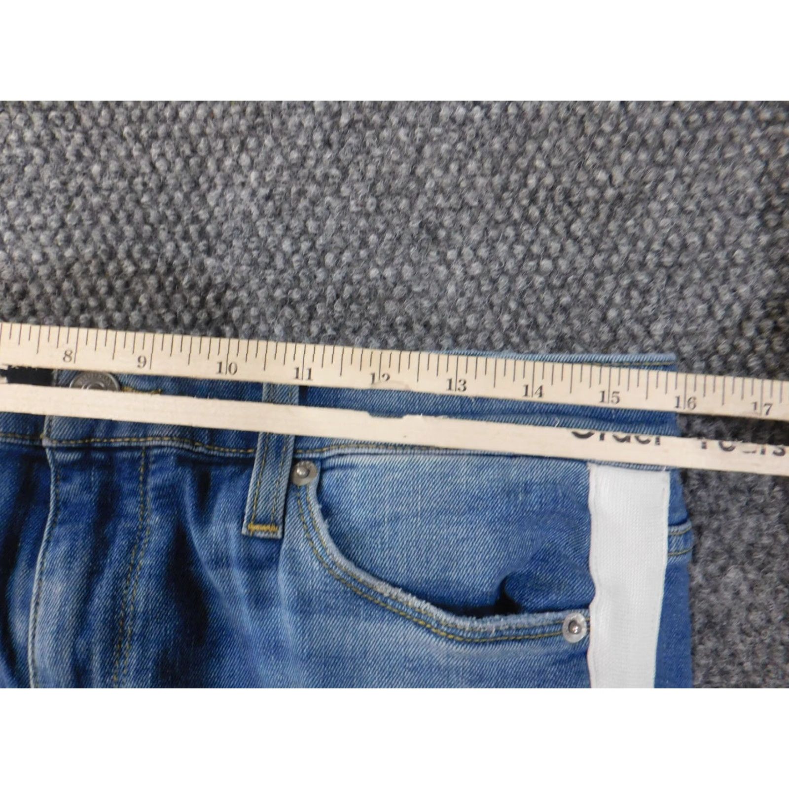 Hudson Hudson Jeans Womens 29 Blue Natalie Mid Rise Skinny Ankle Stretch Denim Jeans Size 29" - 4 Thumbnail
