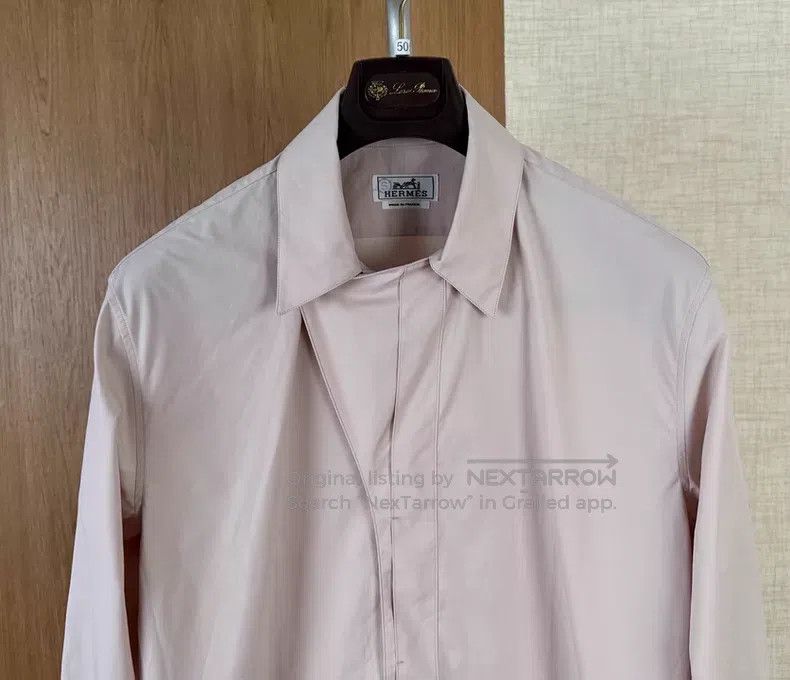 Hermes Hermes size 40 Men's exclusive shirt for spring and summer Size US XXS / EU 40 - 2 Thumbnail