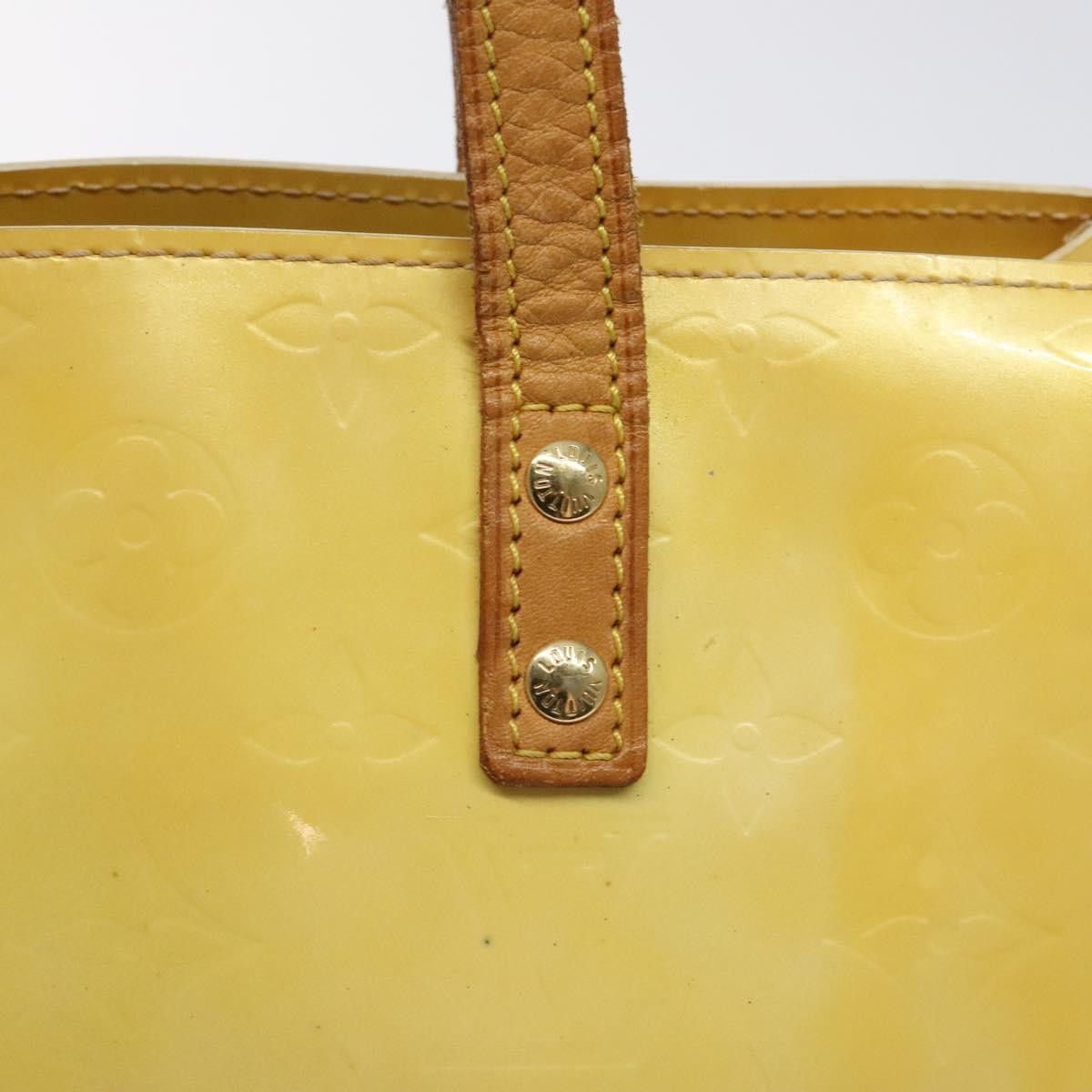 Louis Vuitton LOUIS VUITTON Monogram Vernis Reade PM Hand Bag Gris M91145 Size ONE SIZE - 10 Thumbnail