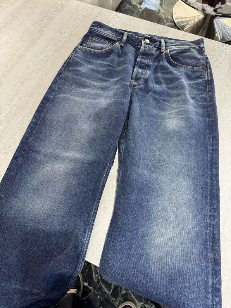 Acne Studios Acne studios Water ripple wide-leg jeans 2502-Nextarrow Size US 30 / EU 46 - 1 Thumbnail