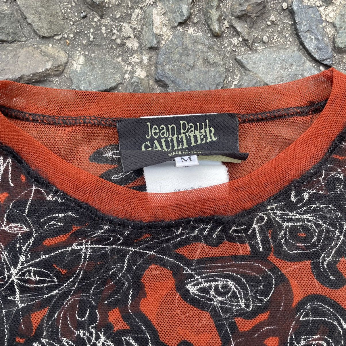Jean Paul Gaultier JEAN PAUL GAULTIER SKETCHBOOK FACES MESH LONGSLEEVE SHIRT Size M / US 6-8 / IT 42-44 - 2 Thumbnail