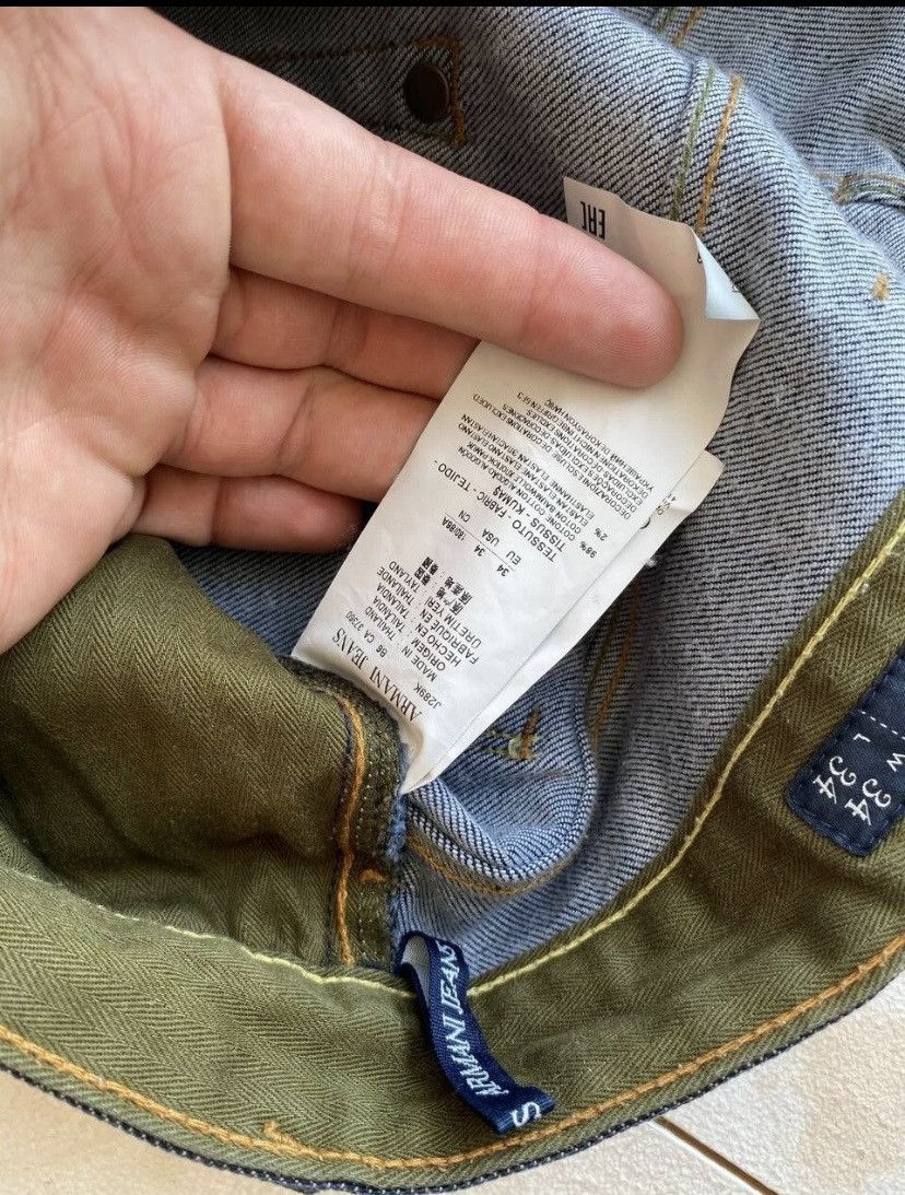 Armani Armani Jeans Designer Luxury Straight Pants 34 size vntg Size US 34 / EU 50 - 9 Thumbnail