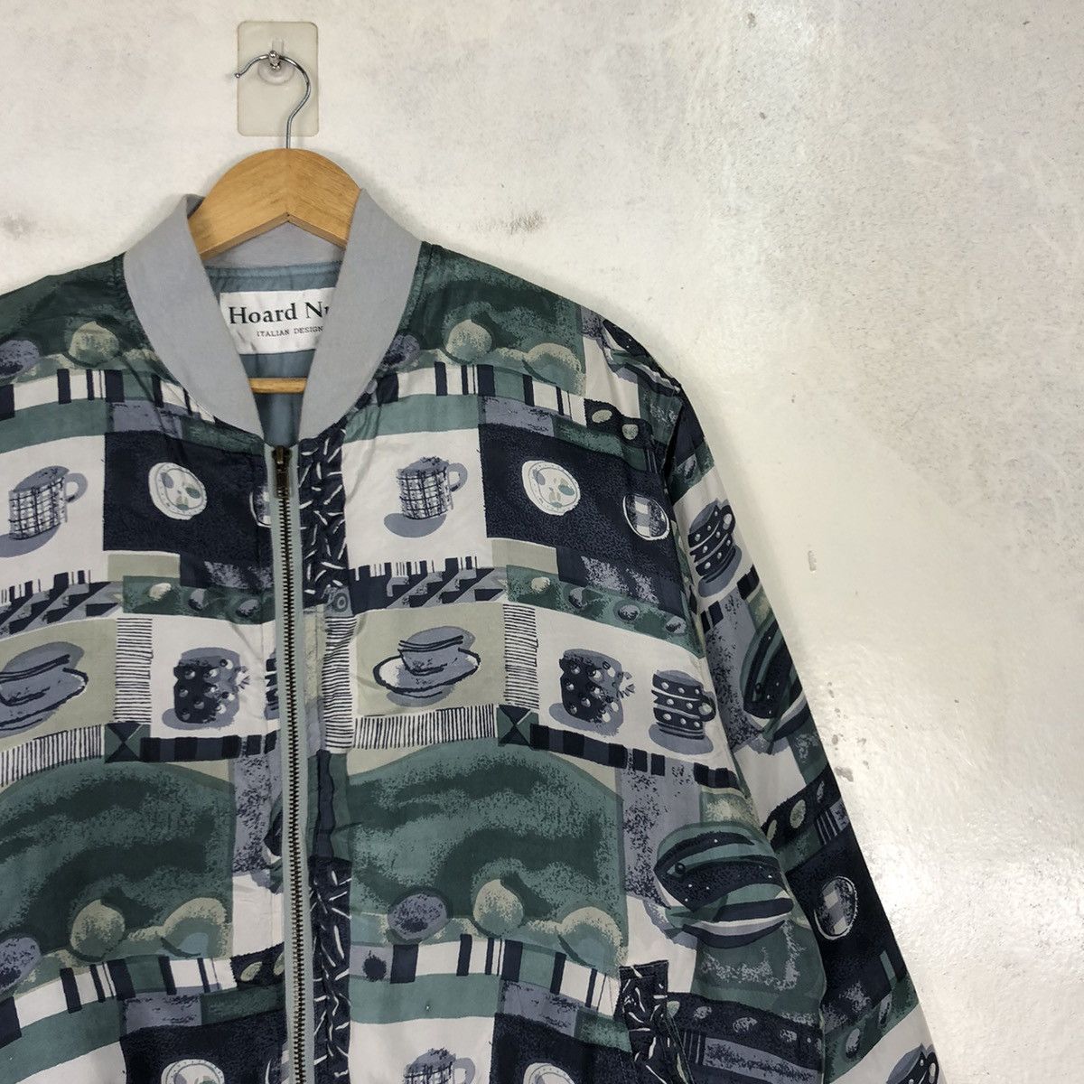 Vintage Hoard Nut Italian Design All Over Print Bombers Size US M / EU 48-50 / 2 - 5 Thumbnail