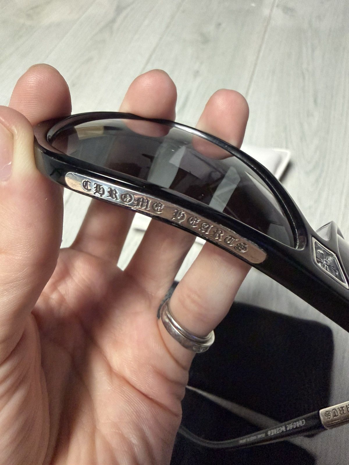 Chrome Hearts Chrome Hearts “Cooch” Cross Sunglasses Size ONE SIZE - 5 Thumbnail