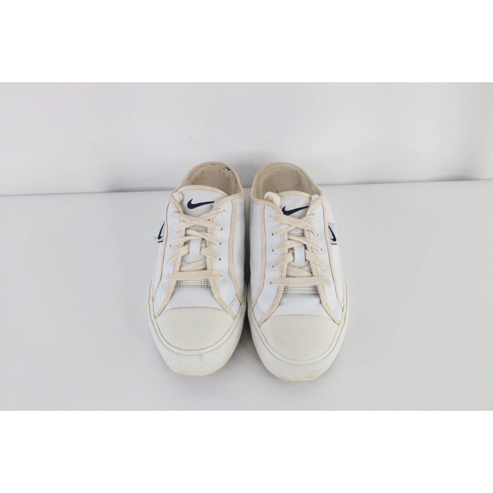 Nike Vintage Y2K 2002 Nike Distressed Leather Platforms Shoes Size US 8 / IT 38 - 2 Thumbnail