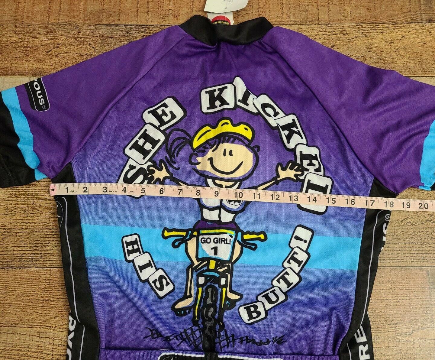 Designer World Jerseys Cycling Precaryous Jack And Jill Medium Blue Size ONE SIZE - 6 Thumbnail