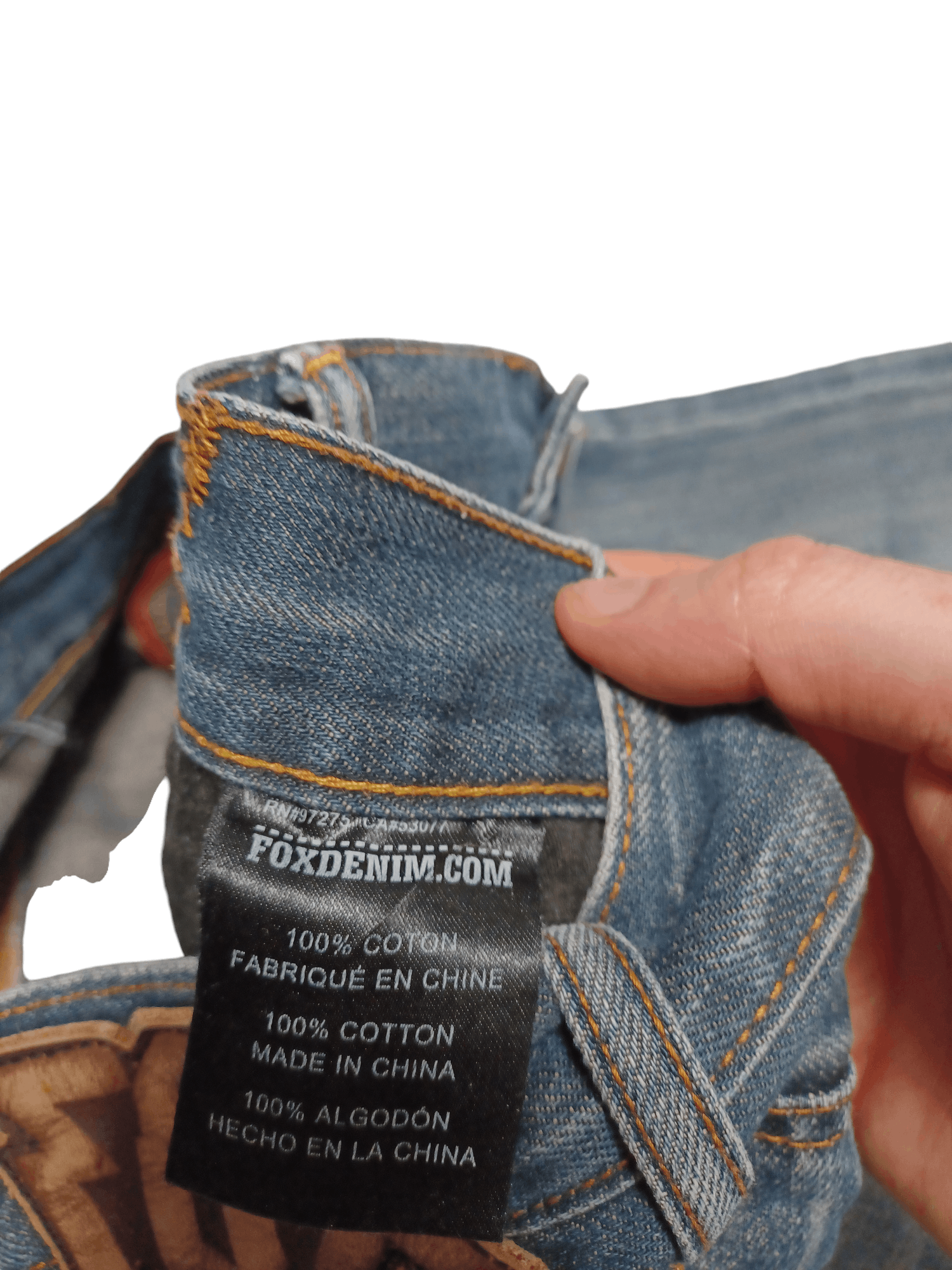 Fox Racing FOX DENIM WIDE JEANS DENIM 25 CM LEG OPENING! Size US 33 - 6 Thumbnail