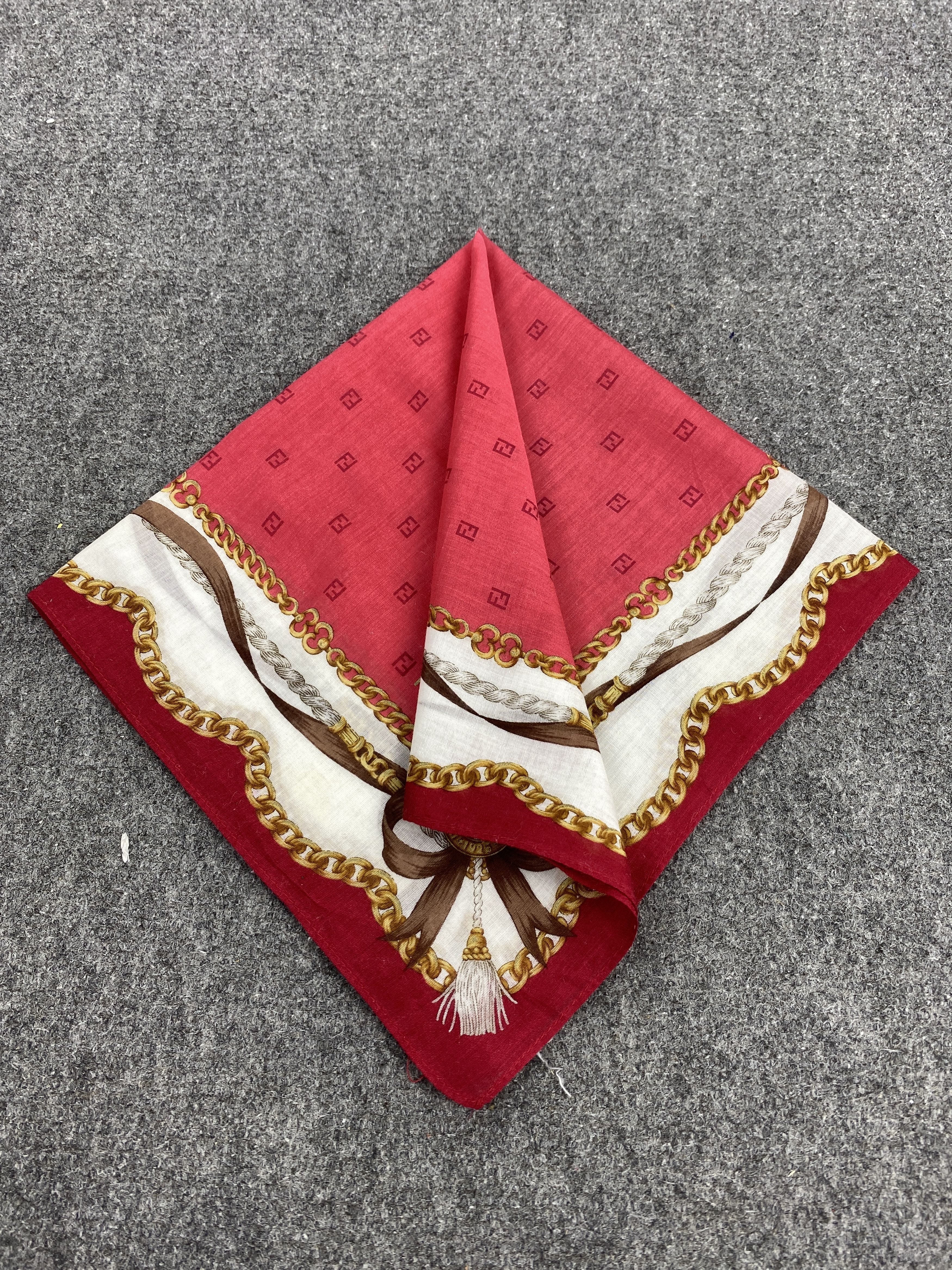 Fendi Vintage Fendi Handkerchief / Nerckerchief KT0352 Size ONE SIZE - 3 Thumbnail