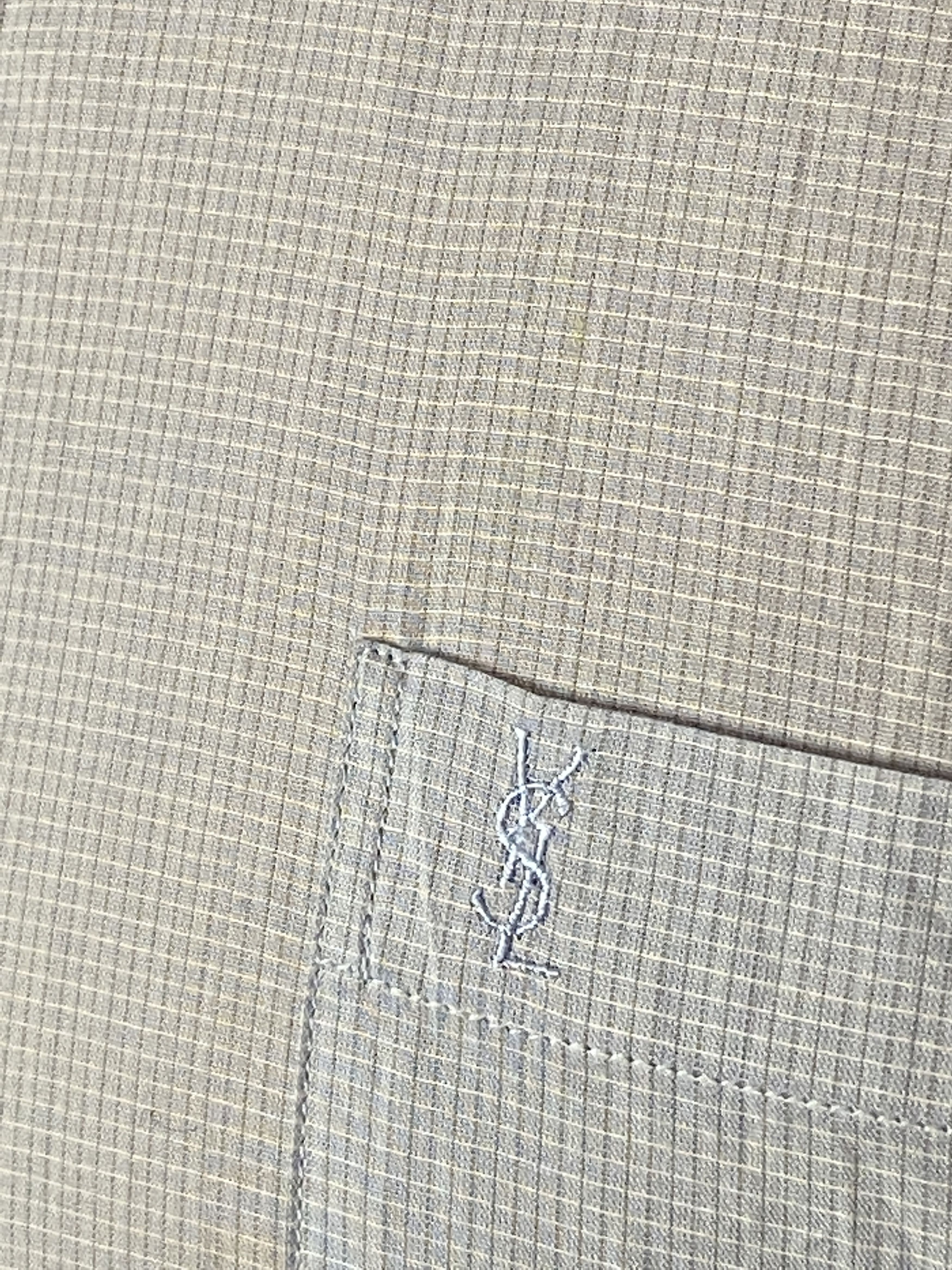 Yves Saint Laurent Yves Saint Laurent Vintage Men's Short Sleeve Shirt - XL Size US XL / EU 56 / 4 - 5 Thumbnail