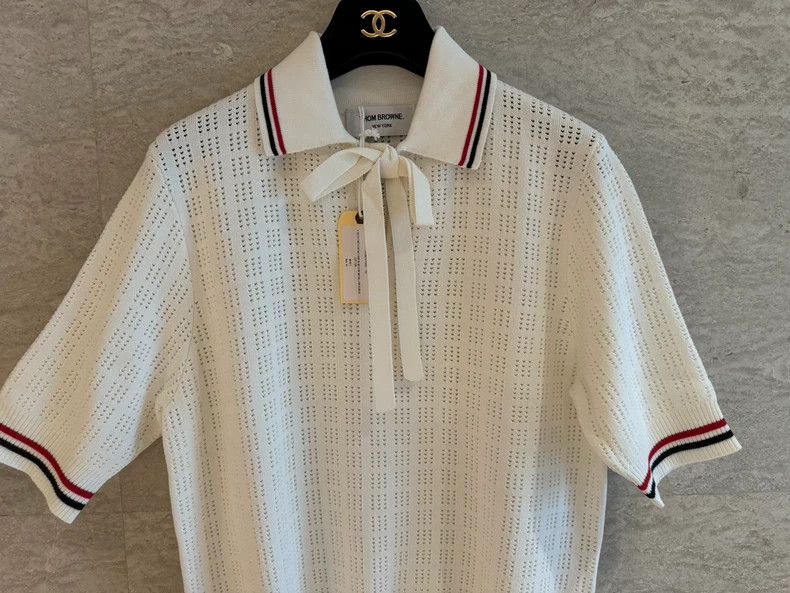 Thom Browne Thom browne Knitted lacing short sleeves 2503-Nextarrow Size S / US 4 / IT 40 - 3 Thumbnail
